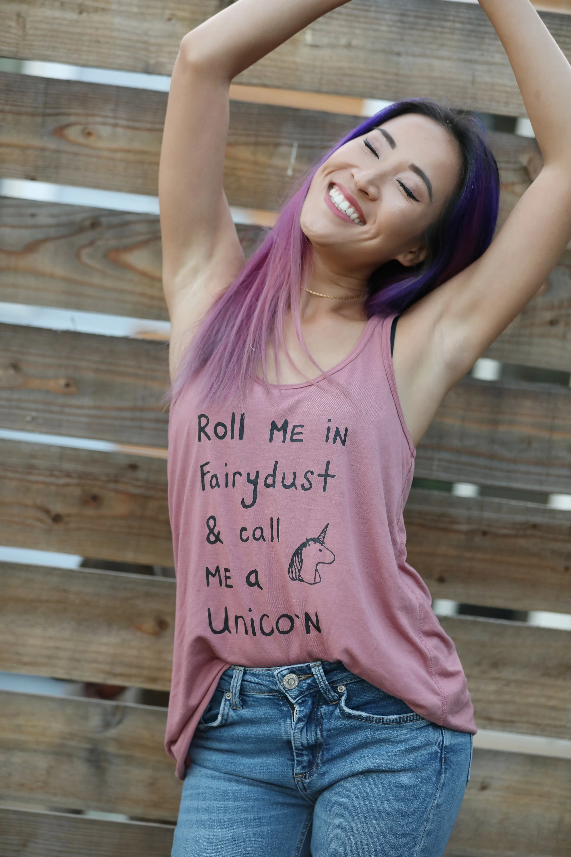 Unicorn Tank Top by Backward Prints
