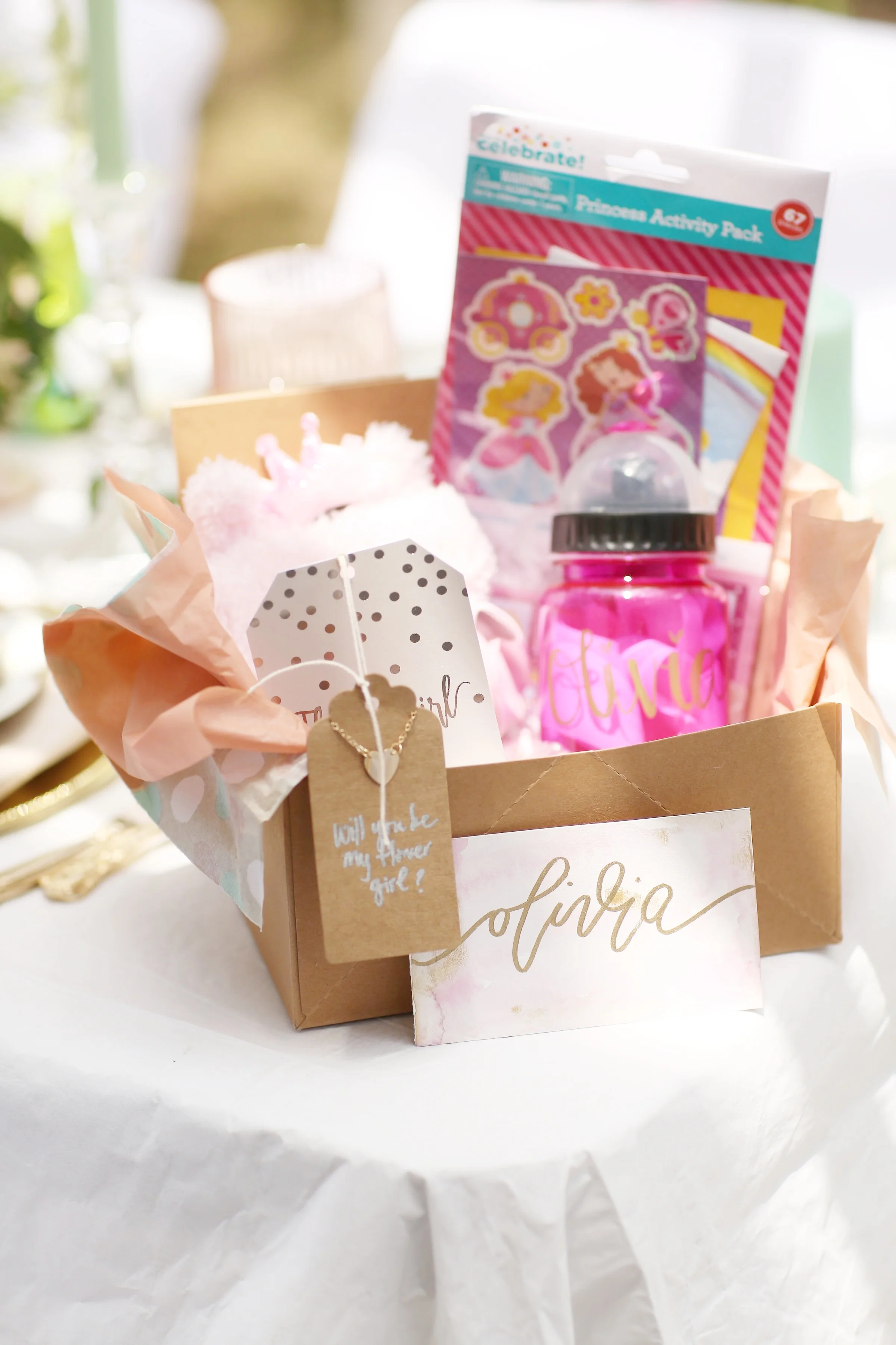 flower girl gift box