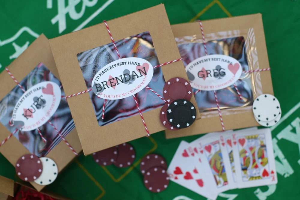 Groomsmen Proposal Gift Box Idea for the Poker Lovers