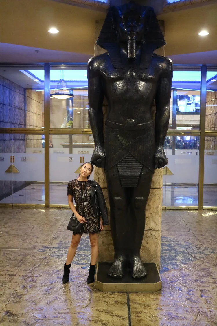 Lace Dress for a Las Vegas Dinner & Show