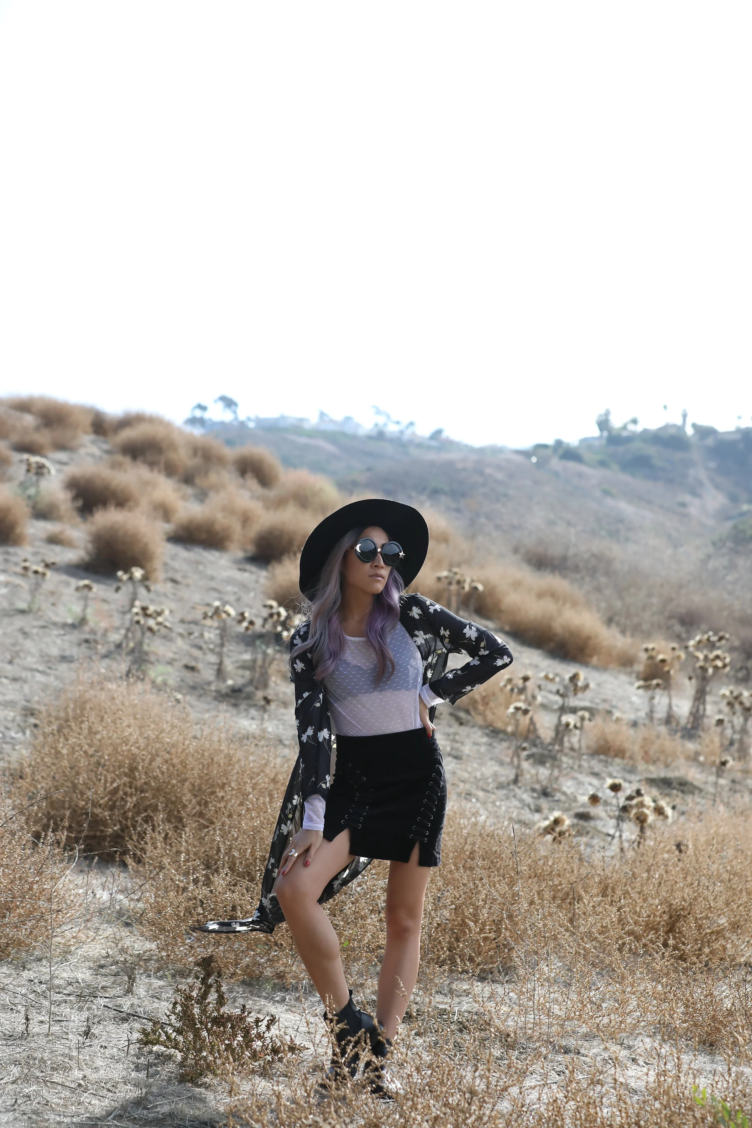 Mixing Prints and Textures for a Boho Look