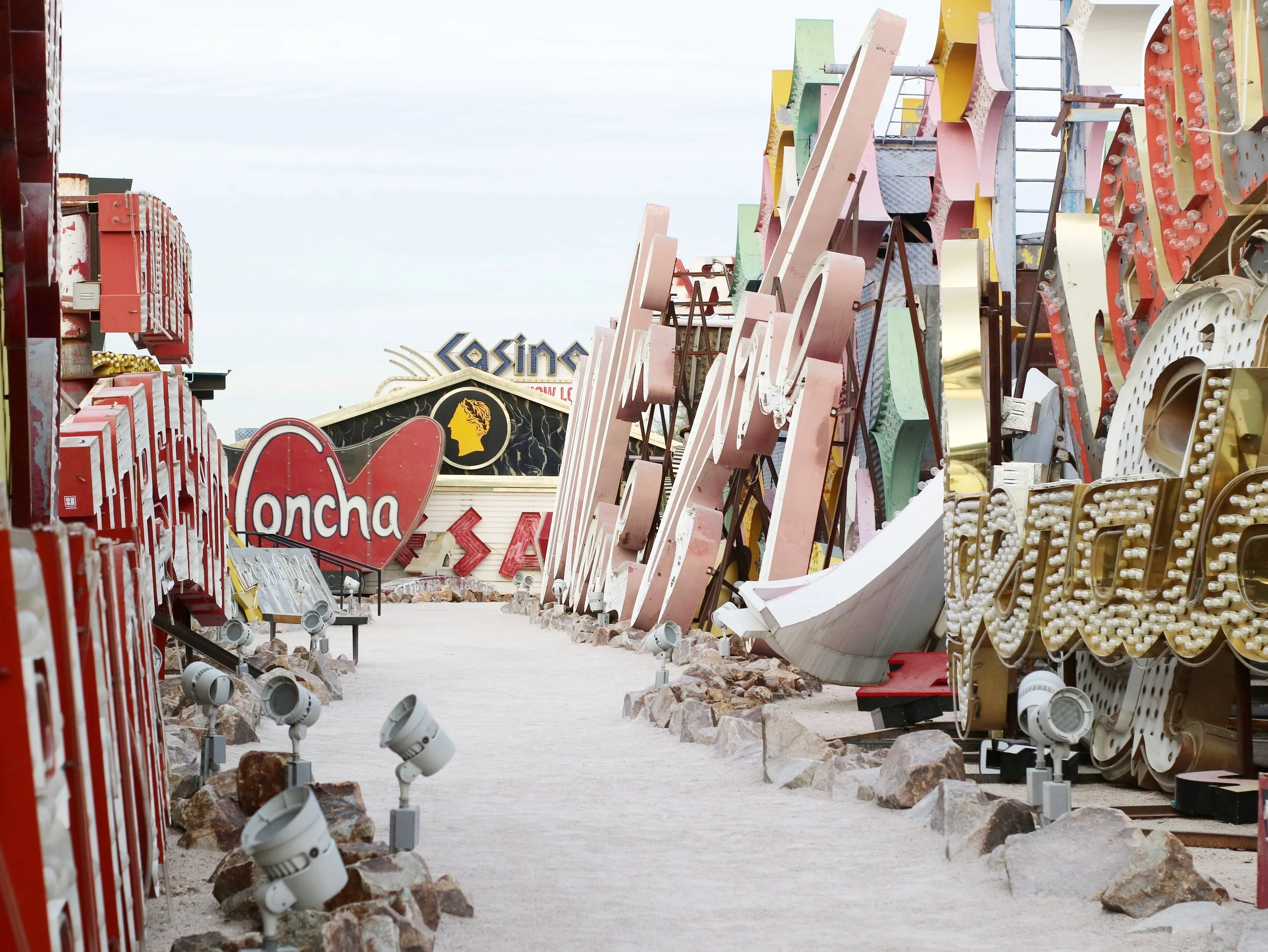 Daytime Tour of the Neon Boneyard at the Neon Museum in Las Vegas, NV