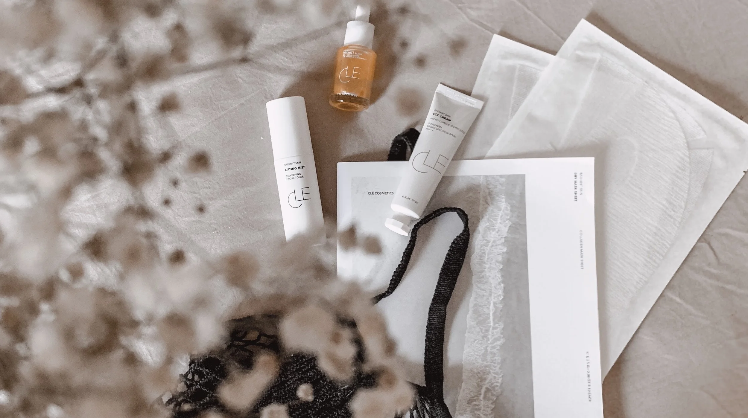 Using Cle Cosmetics Skincare and Beauty Products 