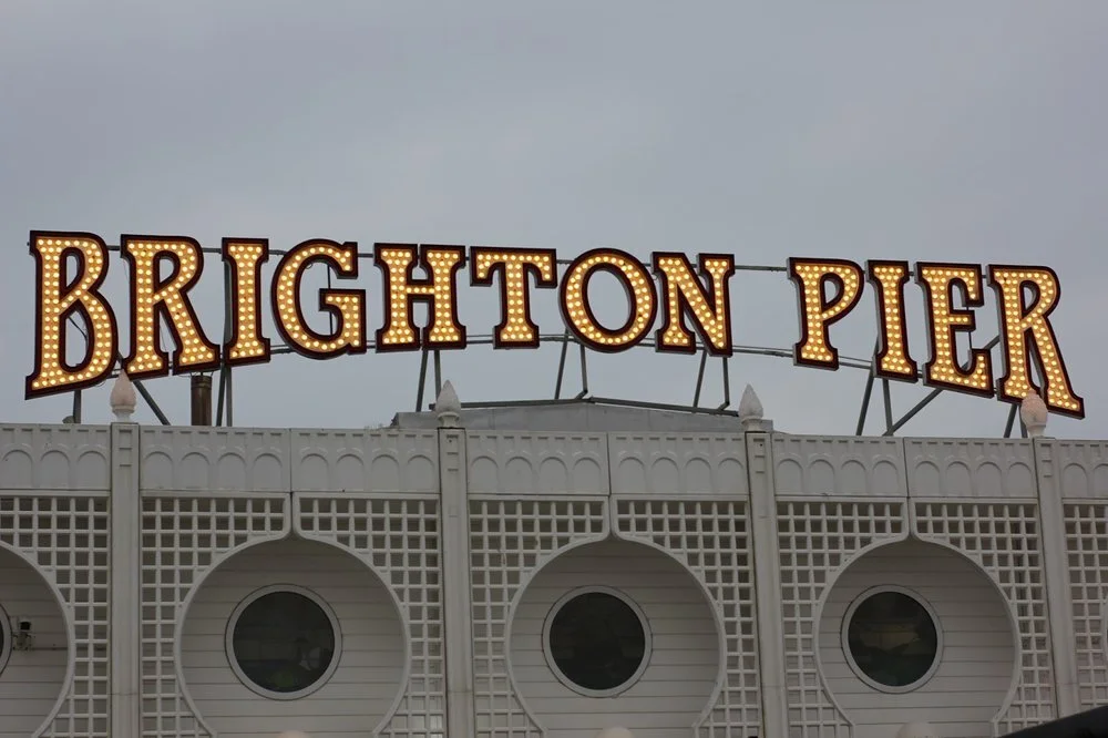 Visiting Brighton Pier in Brighton, UK