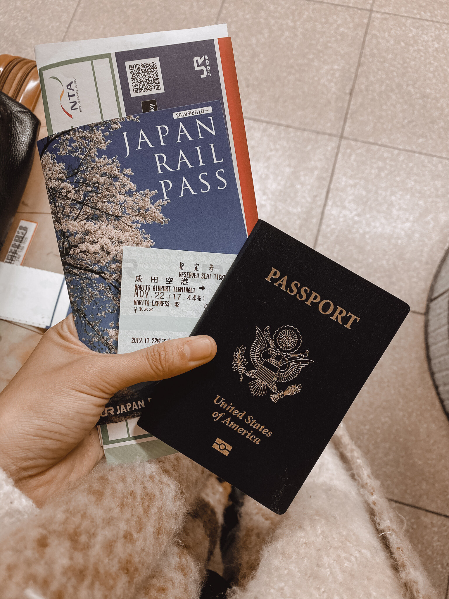 Japan Rail Pass and Passport