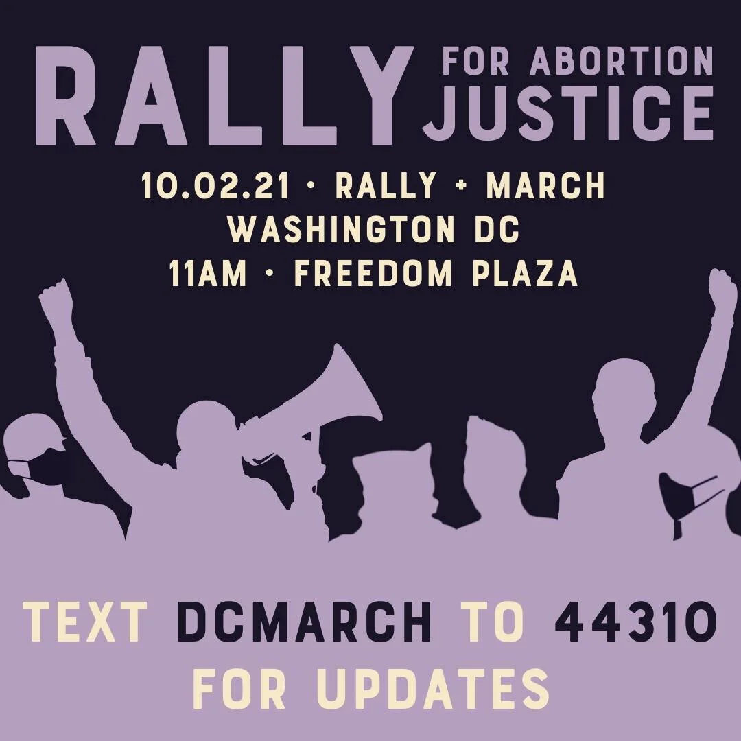 Join the Rally for Abortion Justice with Women's March - Oct 2
