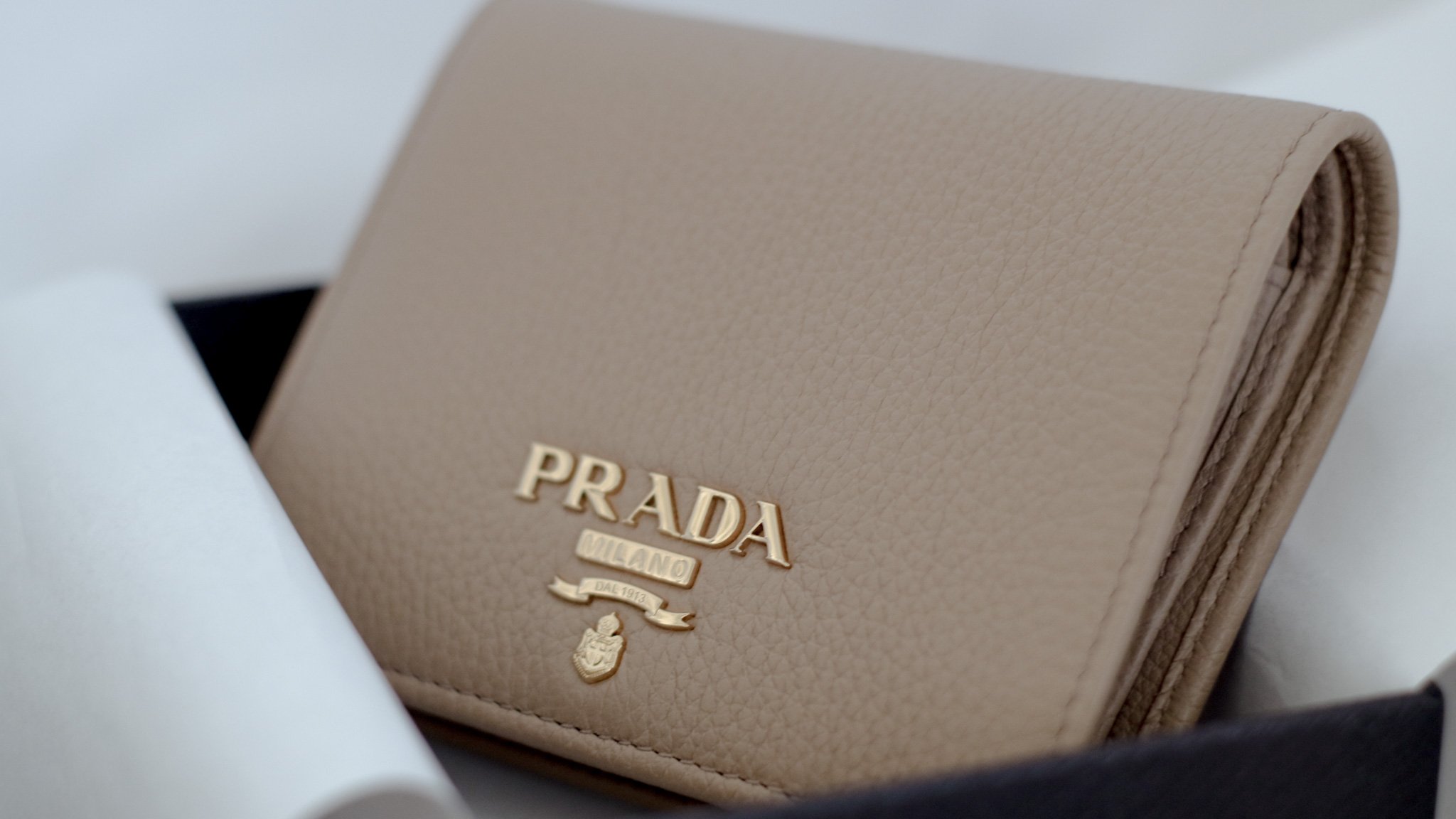 Prada Vitello Grain Leather Portaf Verti Piccolo Cammeo Leather Wallet - Amanda N Hammond-09.jpg