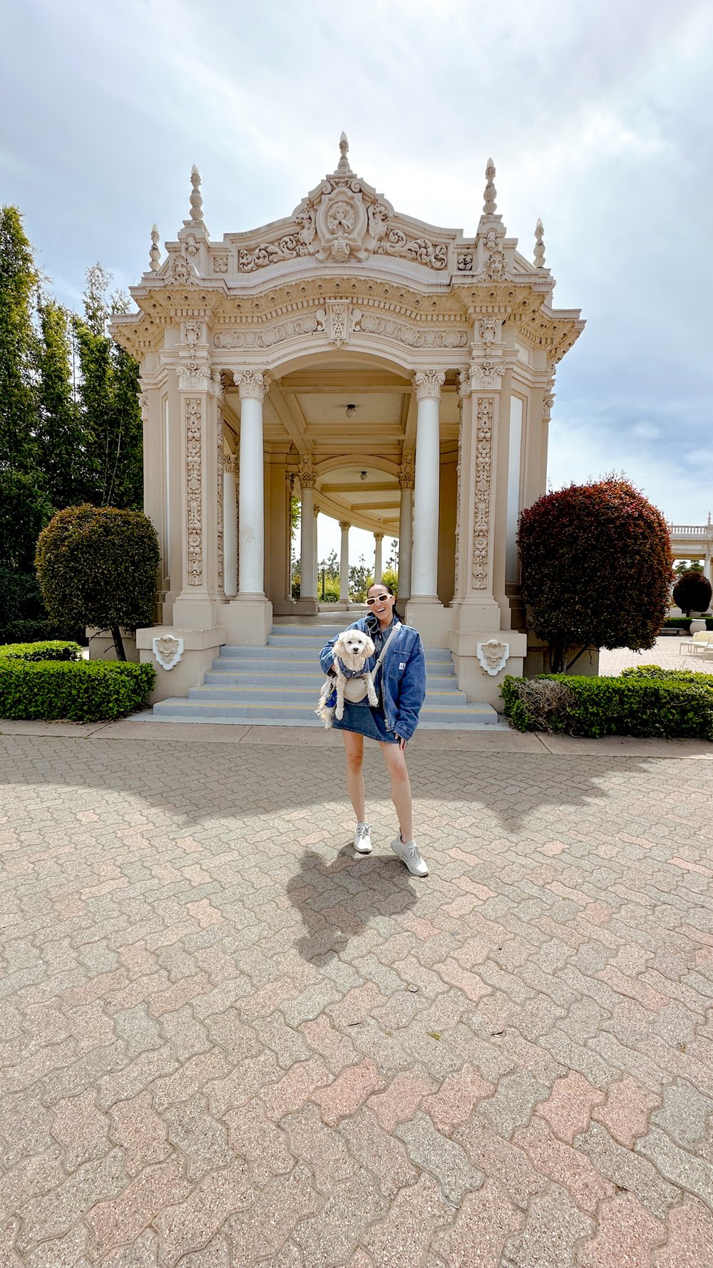 Couple with Dog Denim Style Balboa Park San Diego - Amanda N Hammond-02.jpg