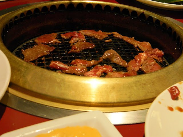 Eating at Gyu-Kaku Japanese BBQ in Tustin
