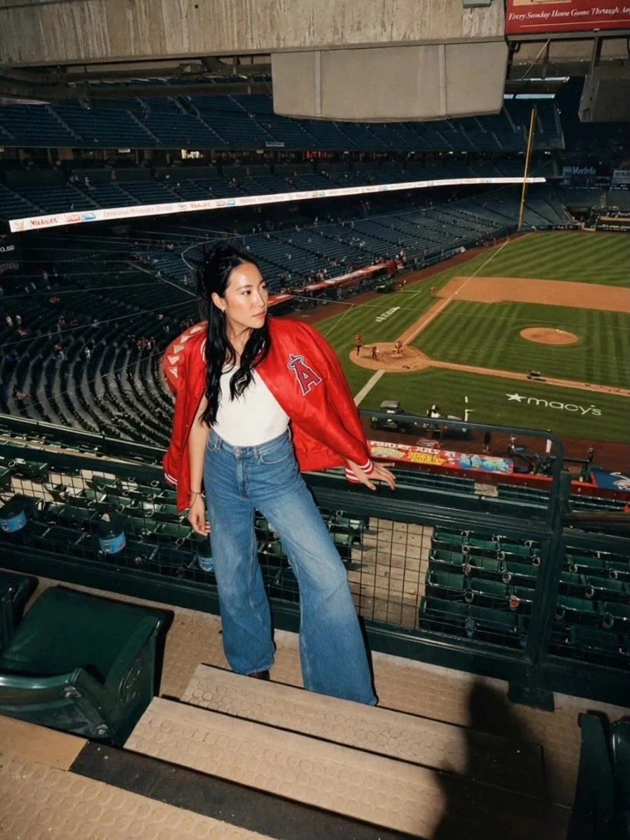 the only time I wear red, AND they actually won ⚾️ #angelsbaseball #anaheimangels #angelstadium #takemeouttotheballgame #takemeouttotheballgame⚾️