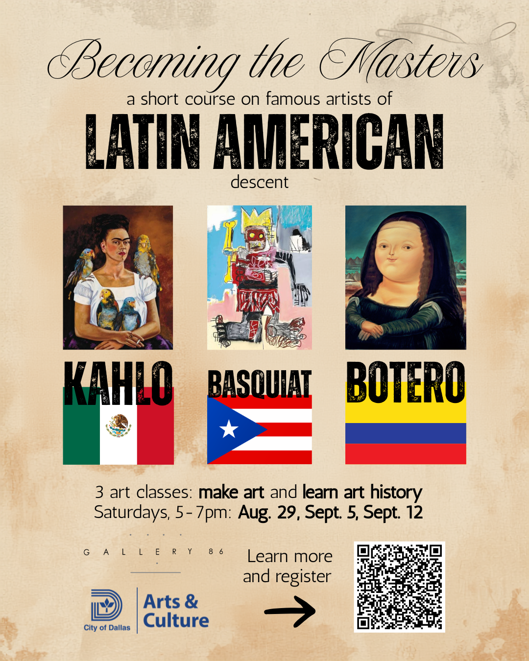 A Short Course on Famous Artists of Latin American Descent - Class 1