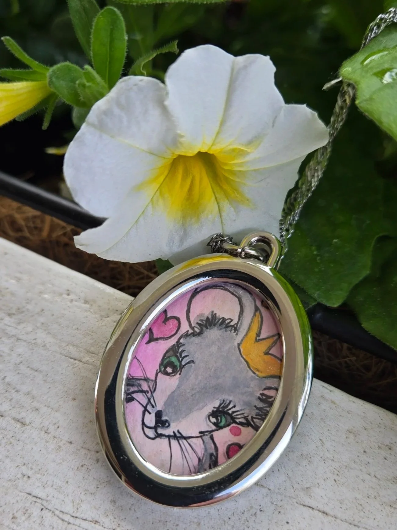 Watercolor Necklace