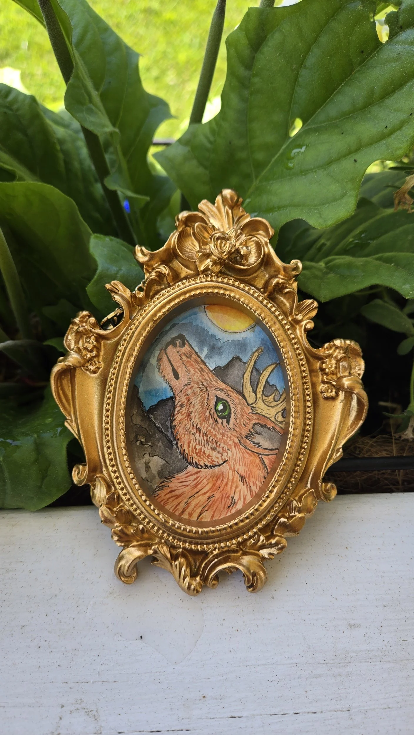 Original Watercolor Painting Mini