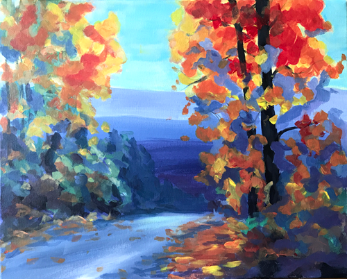 Painting Party - Fall Scene - Mt Kisco