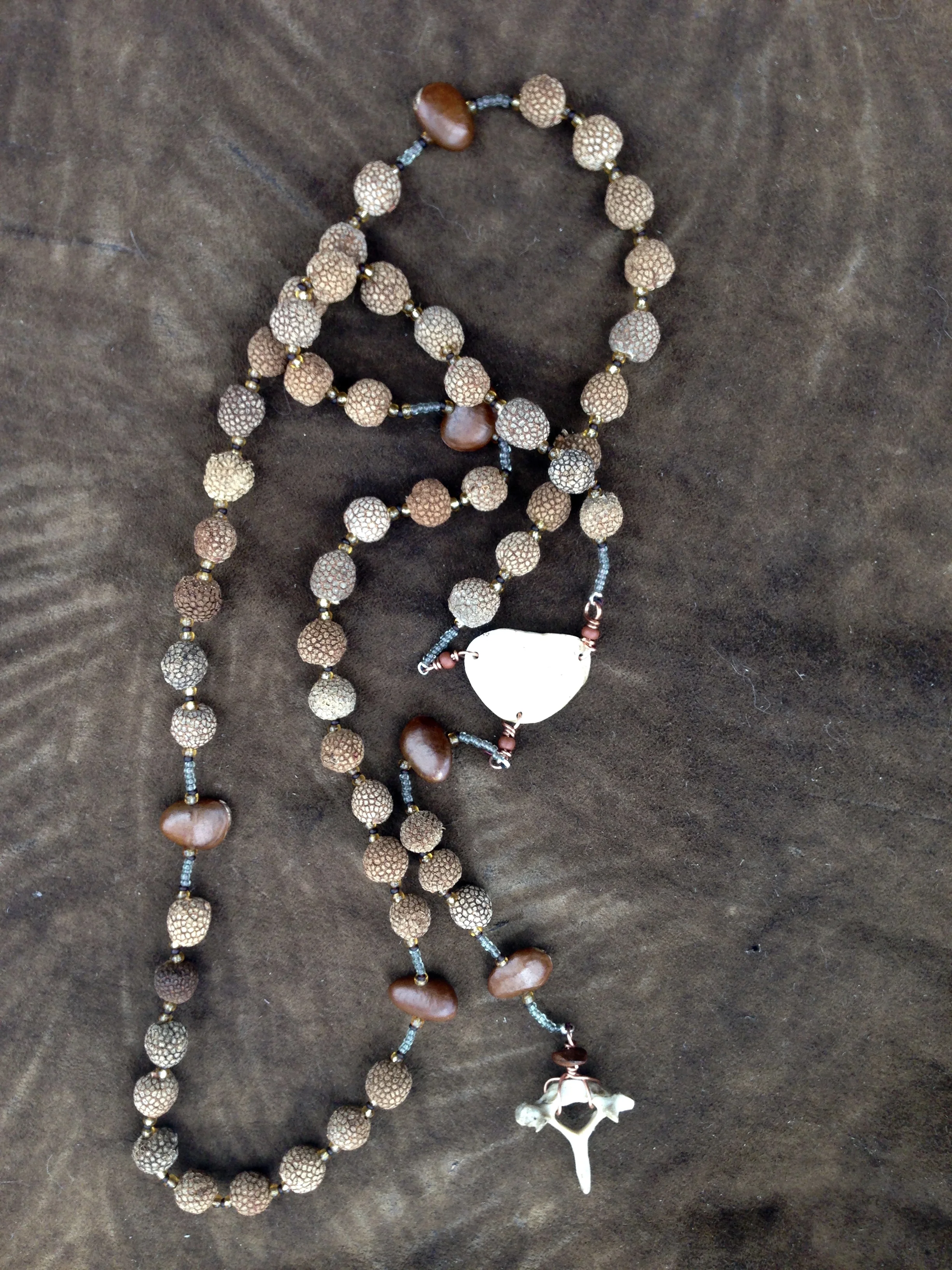 Sycamore and PawPaw Seed Rosaries