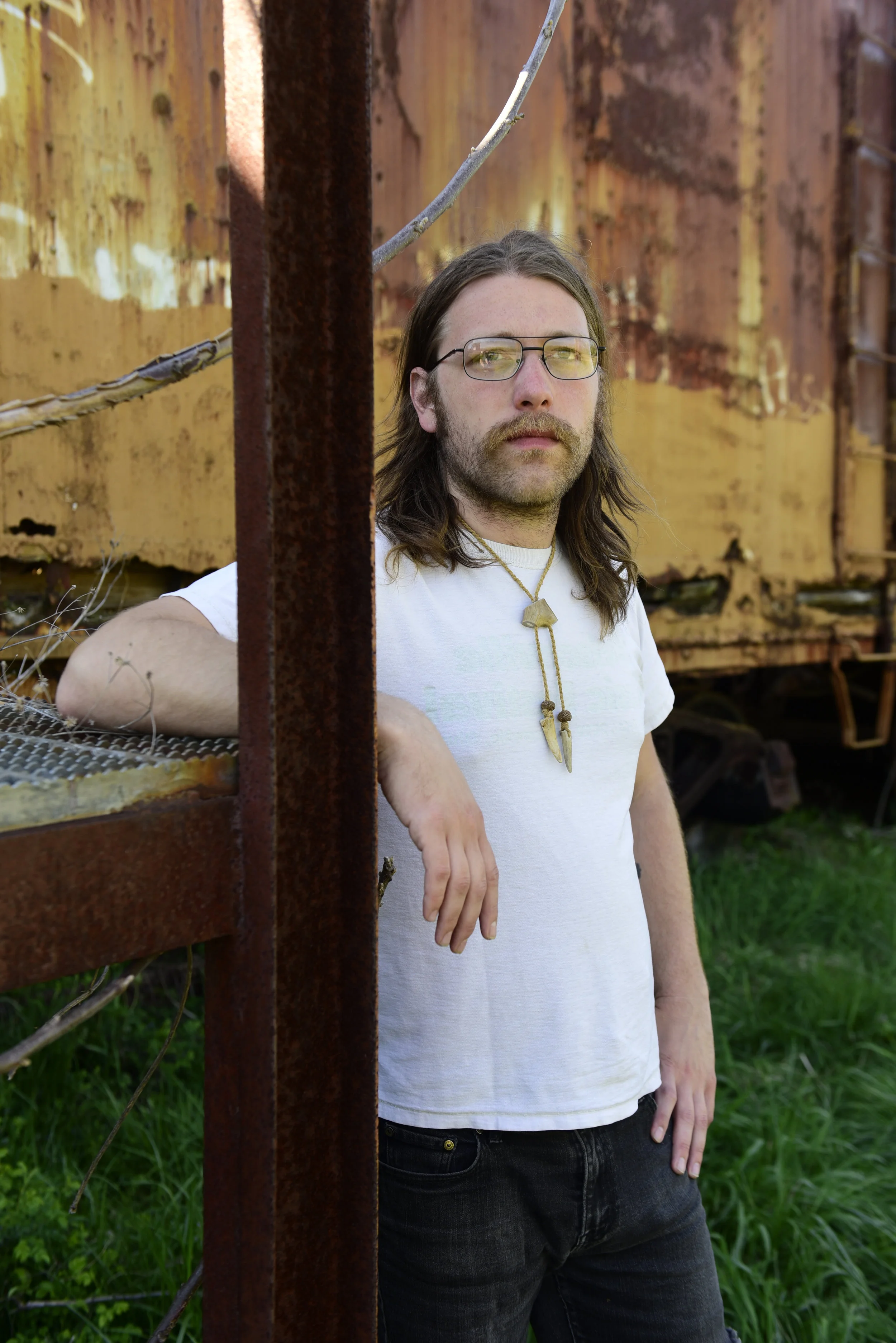 Antler Fork &amp; Points Buckskin Bolo
