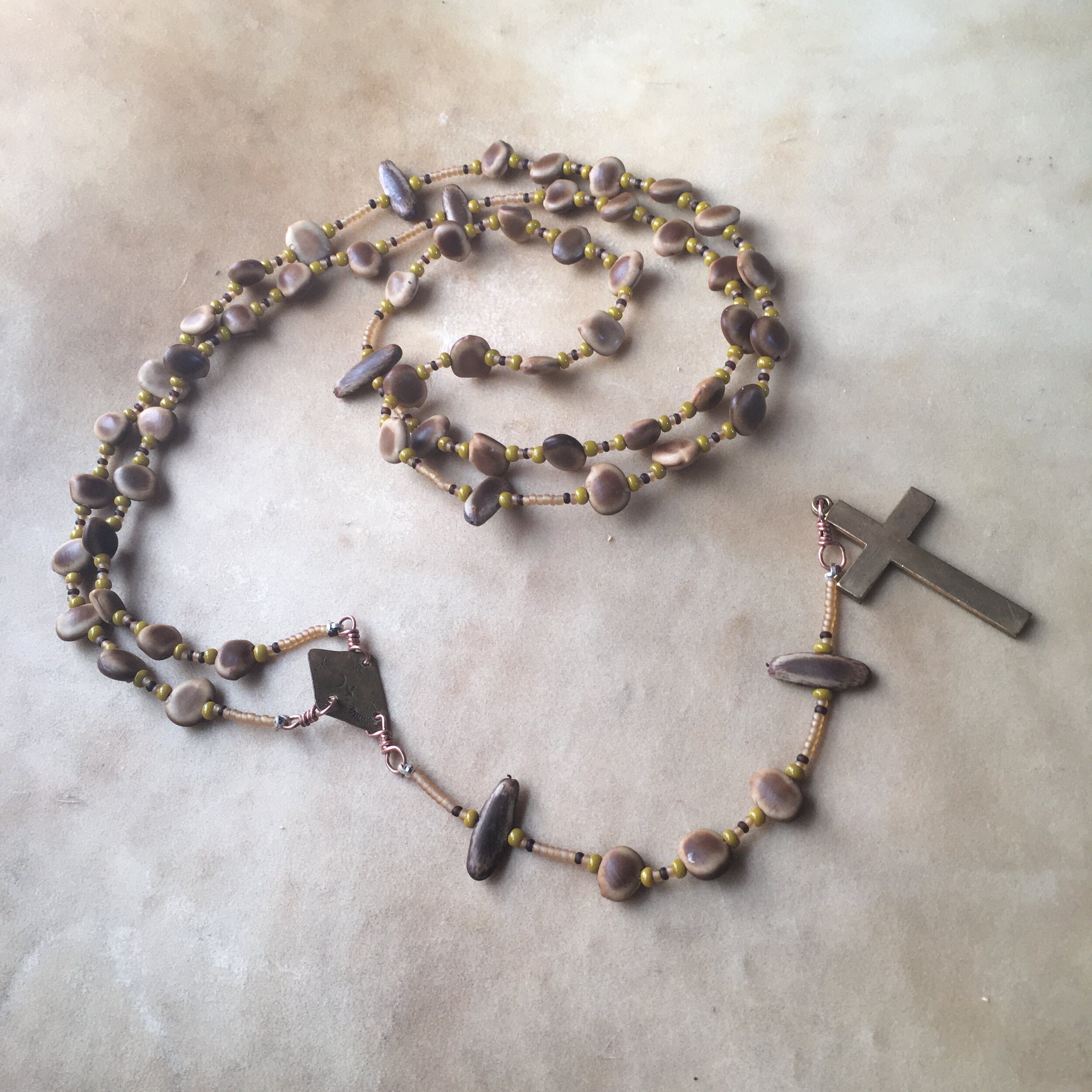 Mesquite Seed Rosary 