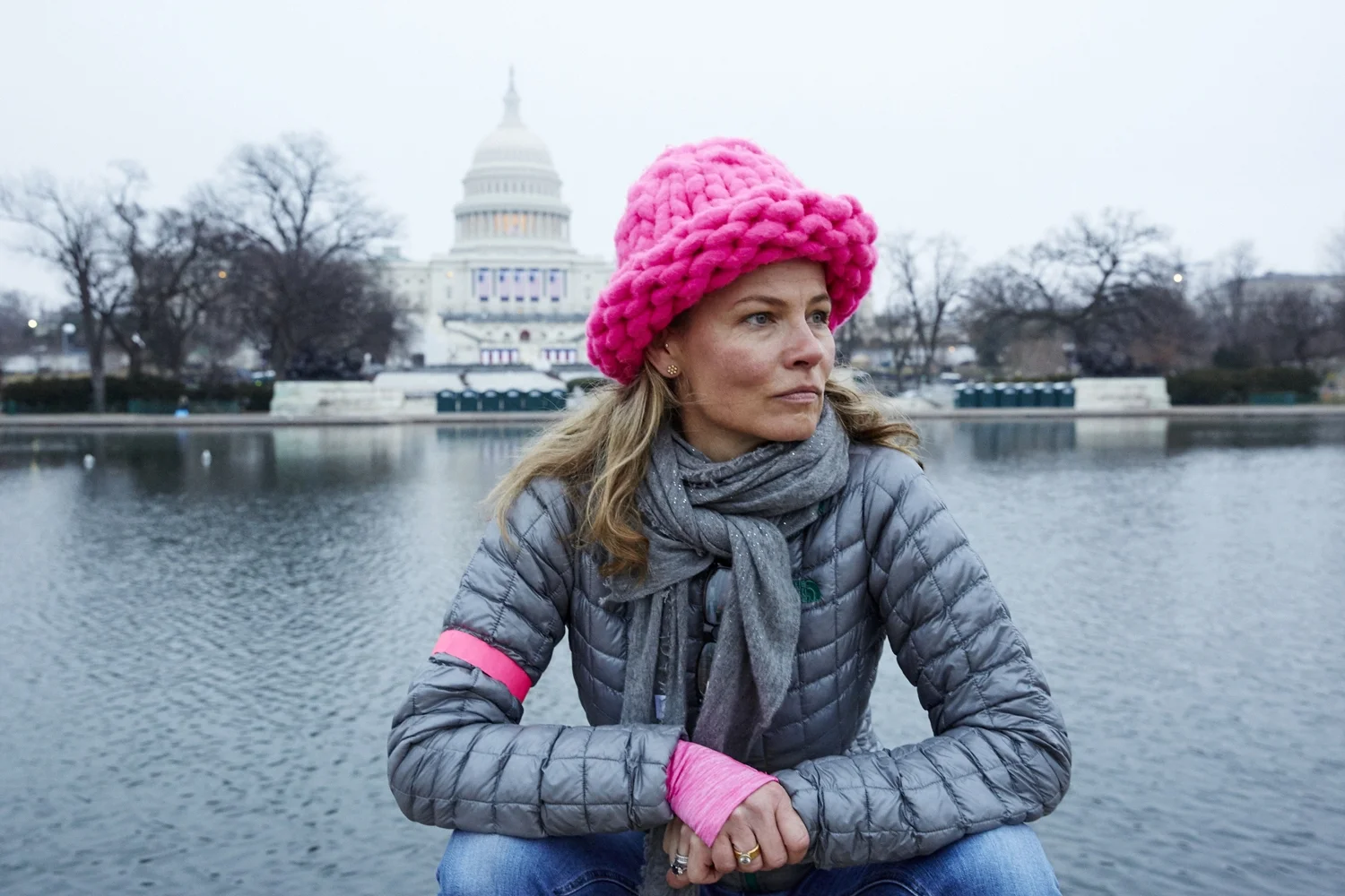 Anuschka Pashel at the Women's March on Washington- Photo: Lynda Churilla