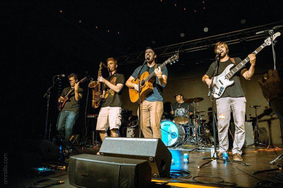 Brad Moreno, Dan Felix, Chris Ballerini, Tommy Yannopolous (left to right), Tyler Davis (back)