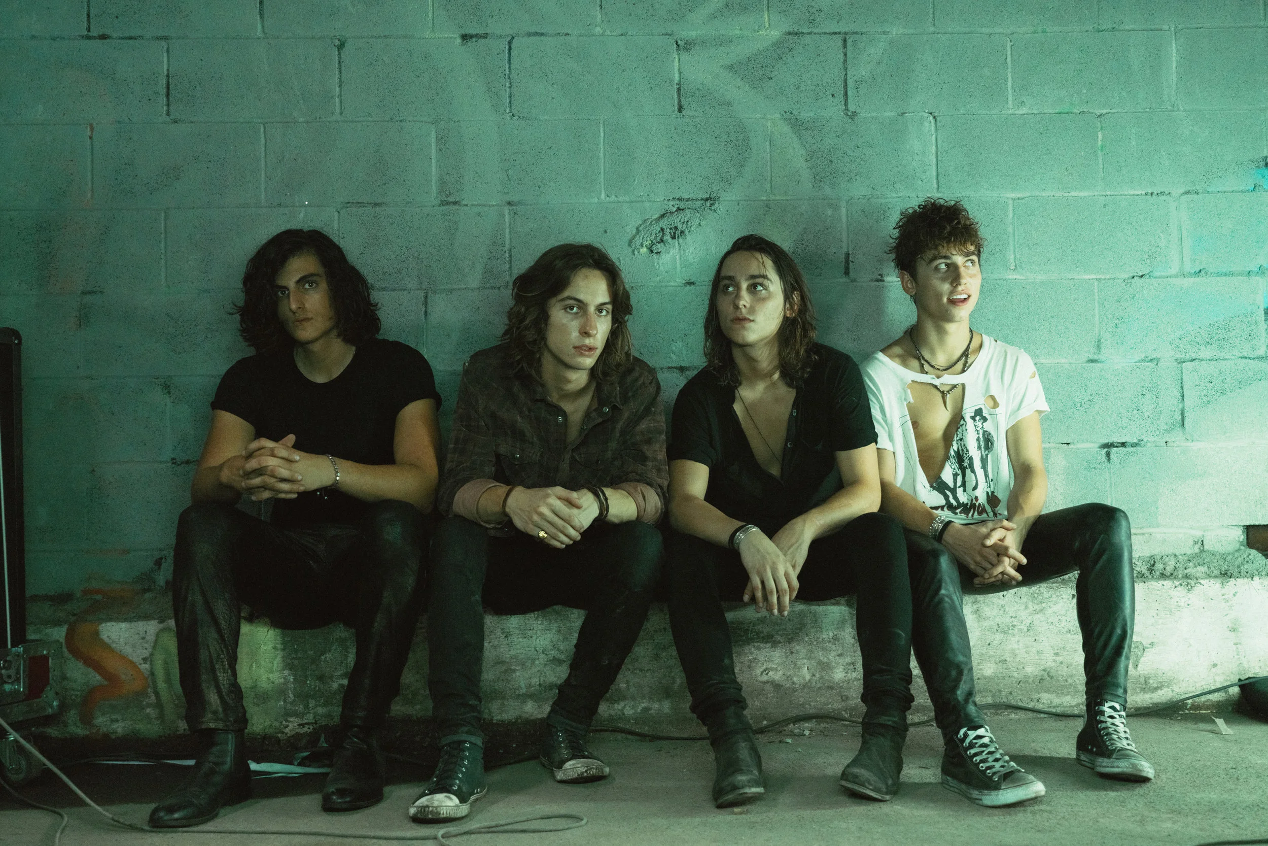Danny Wagner, Sam Kiszka, Jake Kiszka, Josh Kiszka (photo: Ford Fairchild)