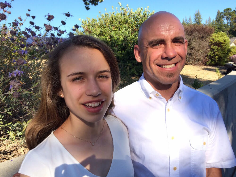 Bernie and his daughter Nicole