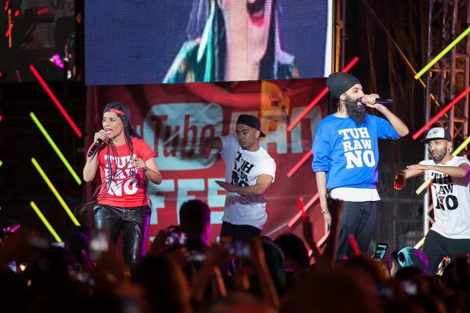 Lilly Singh and Humble The Poet at Youtube FanFest