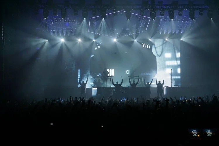 Odesza performing at UIC Pavilion, Chicago (@auxoro)