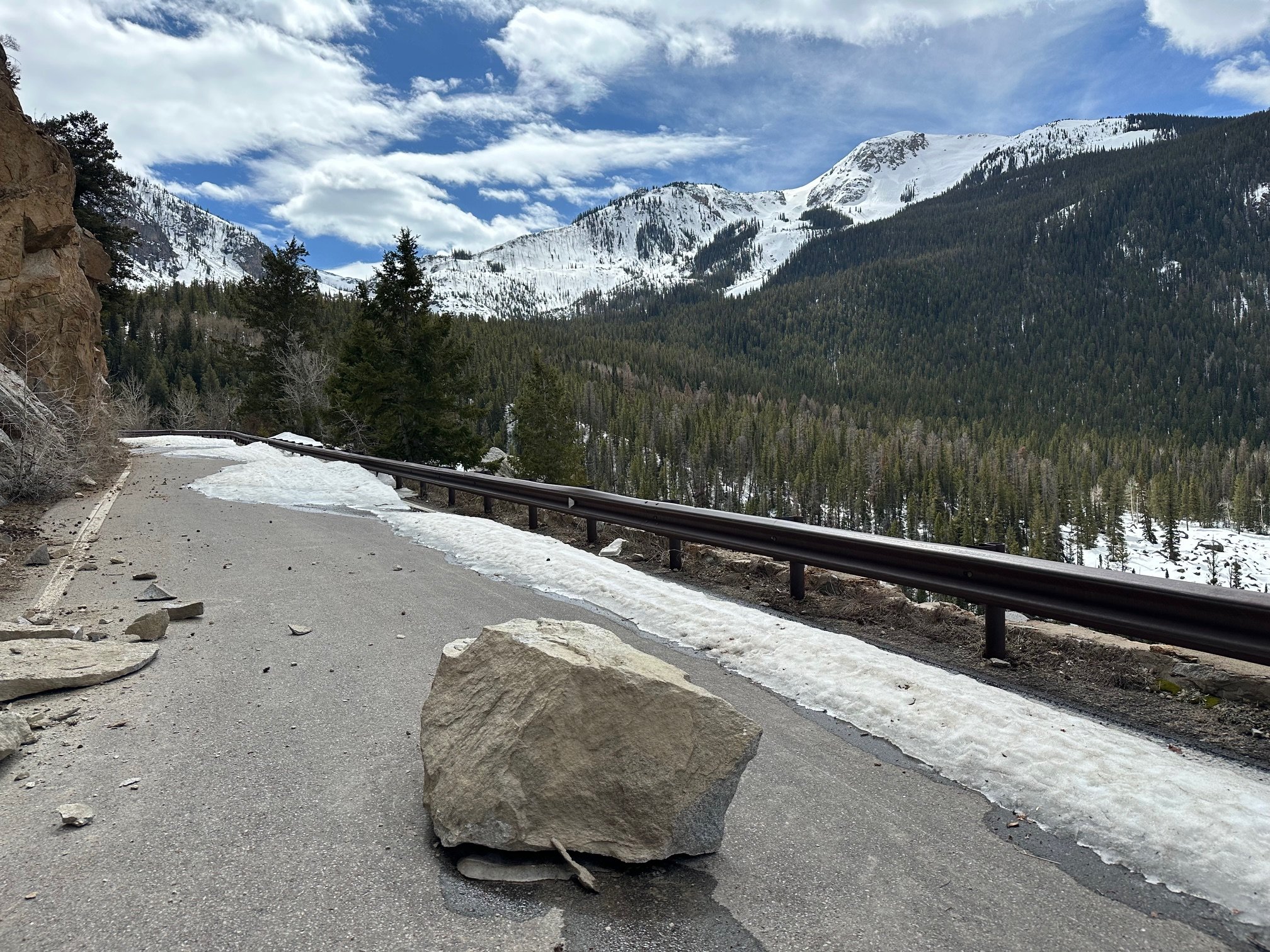 March: spring rockfall