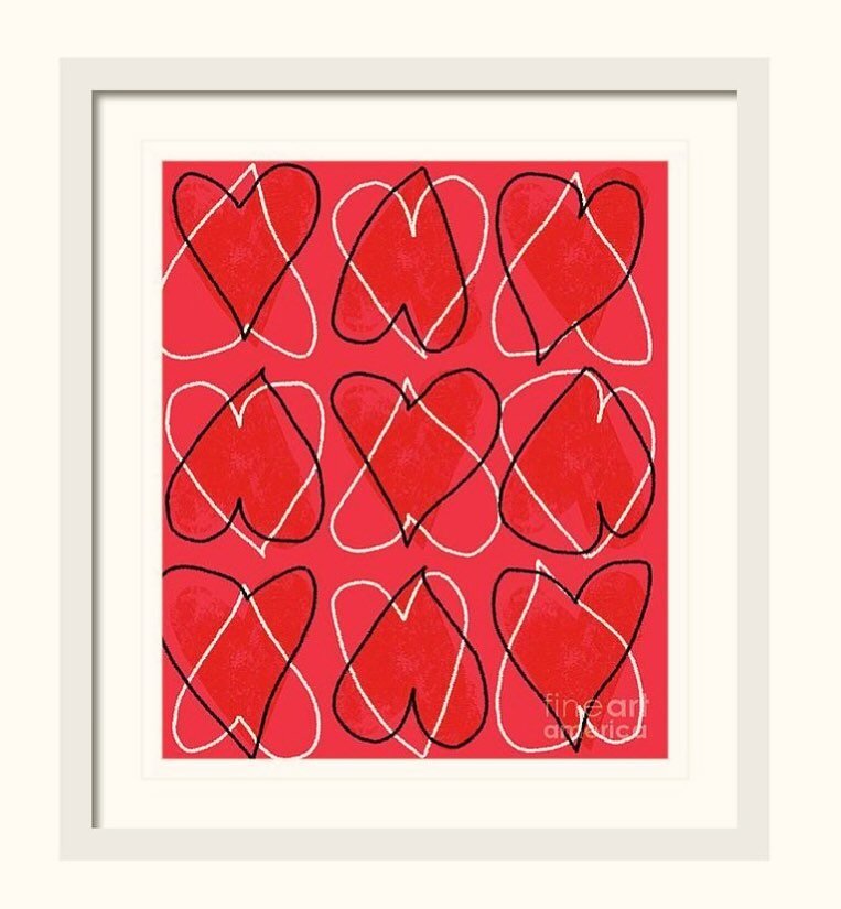 Feeling the Amore!❤️customize, choose frame and size , link in Bio &ldquo; Heart of Life collection 
#heartprints 
#heartgifts 
#sanfranciscoartist 
#valentines 
#valentineart 
#valentines
