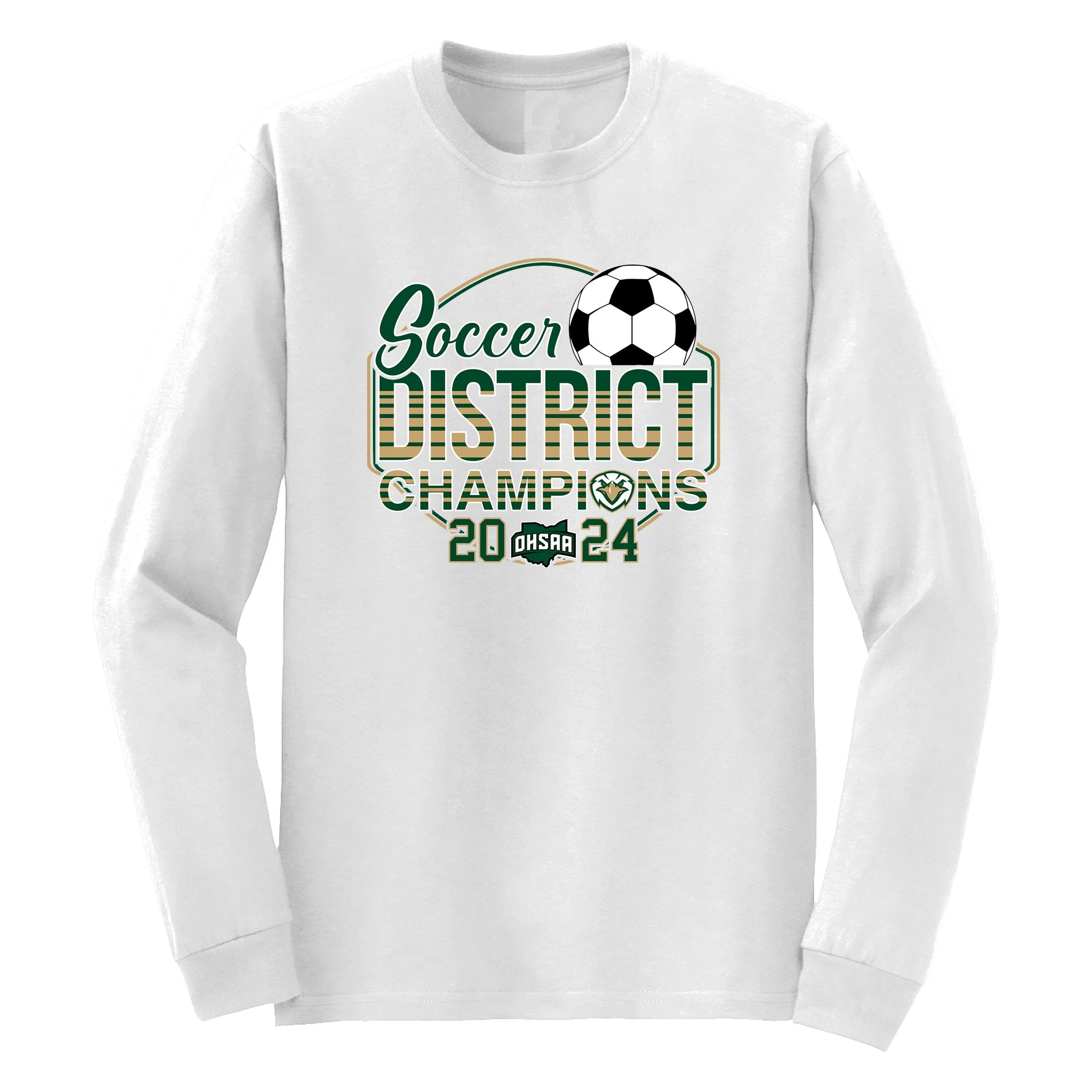 50/50 Long Sleeve Tee- white