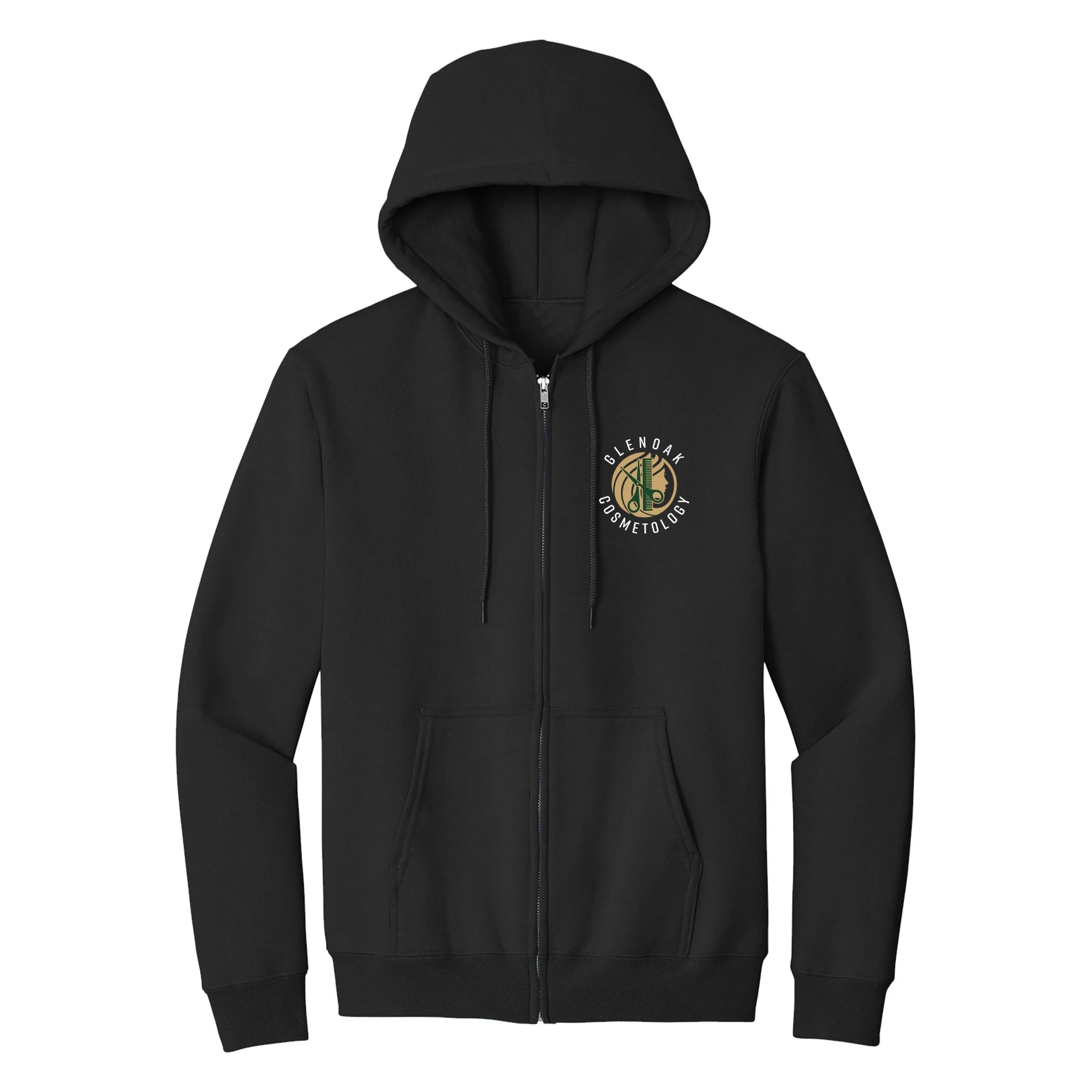 50/50 Full Zip Hooded Sweatshirt Embroidered
