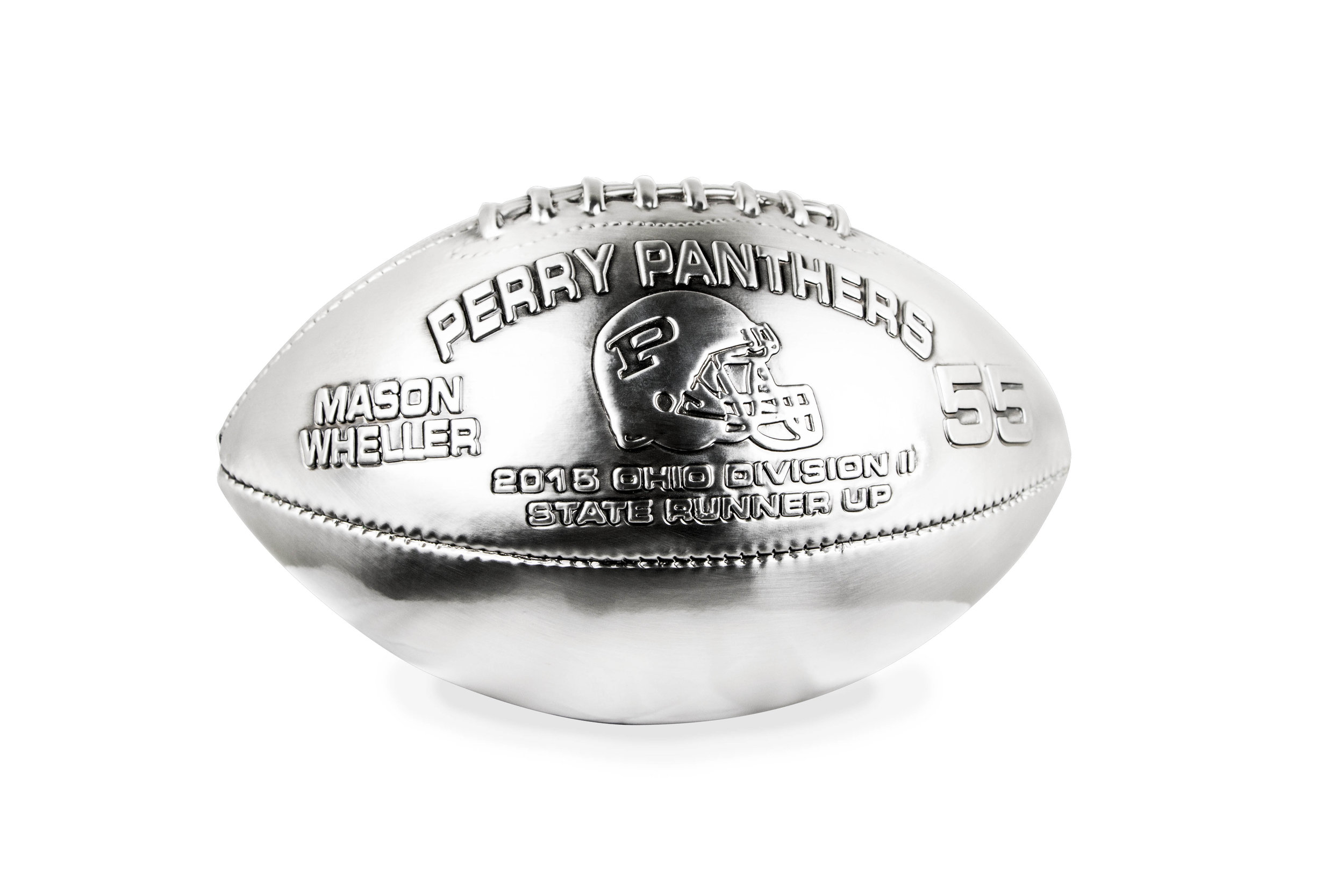 Plated Full-Size Football