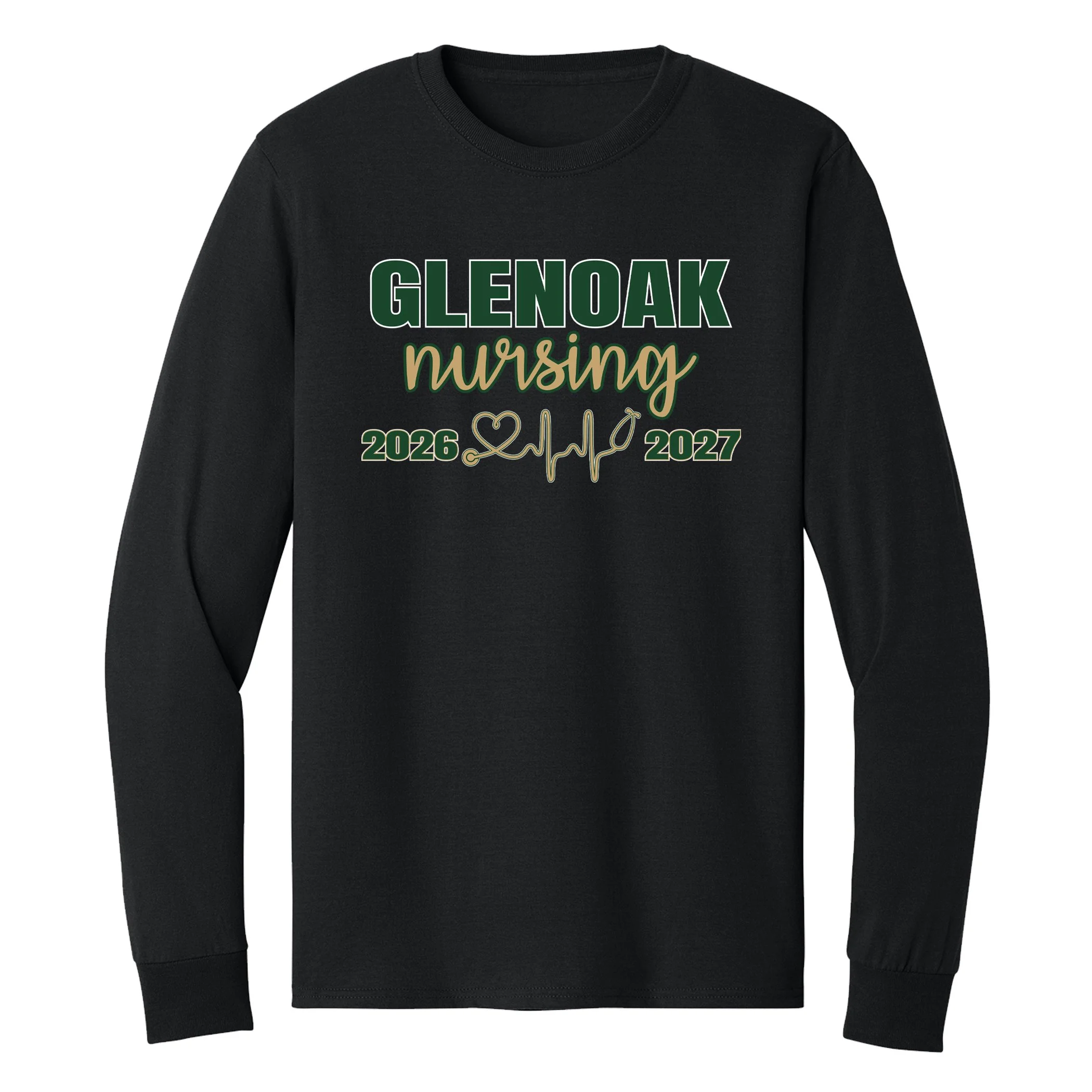 50/50 Black Long Sleeve Tshirt