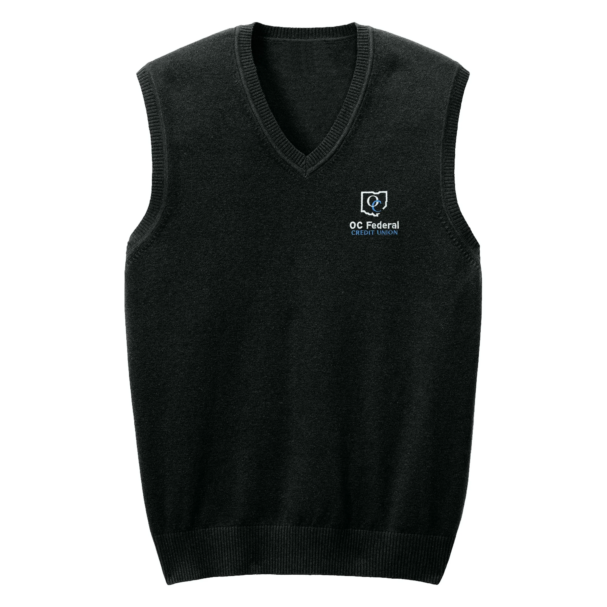 Unisex Sweater Vest in Black