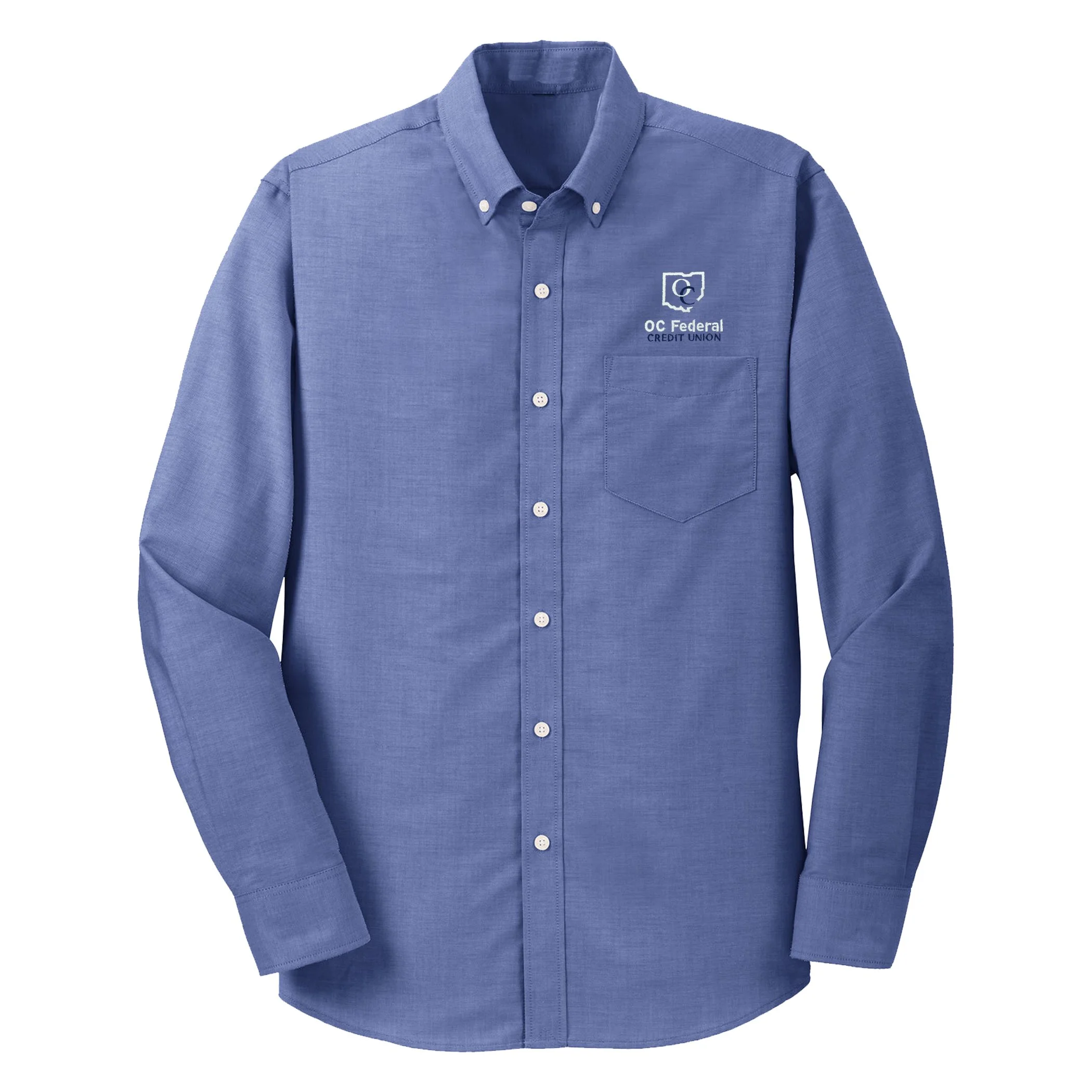 Unisex Oxford Shirt in Navy