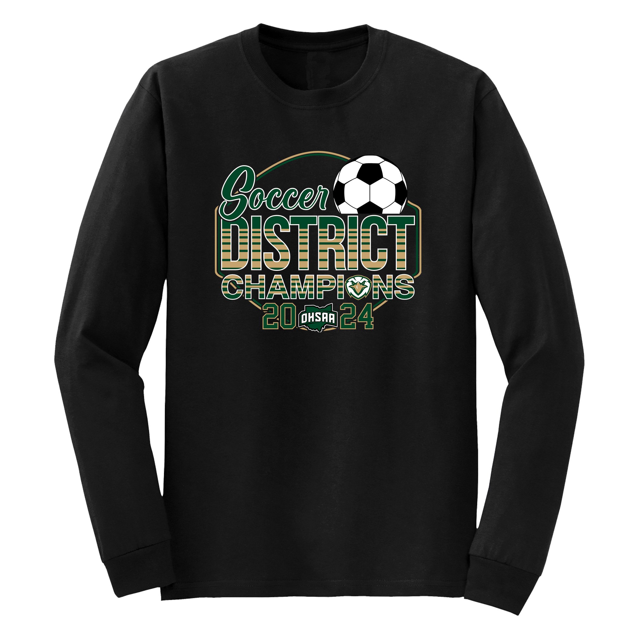 50/50 Long Sleeve Tee-black