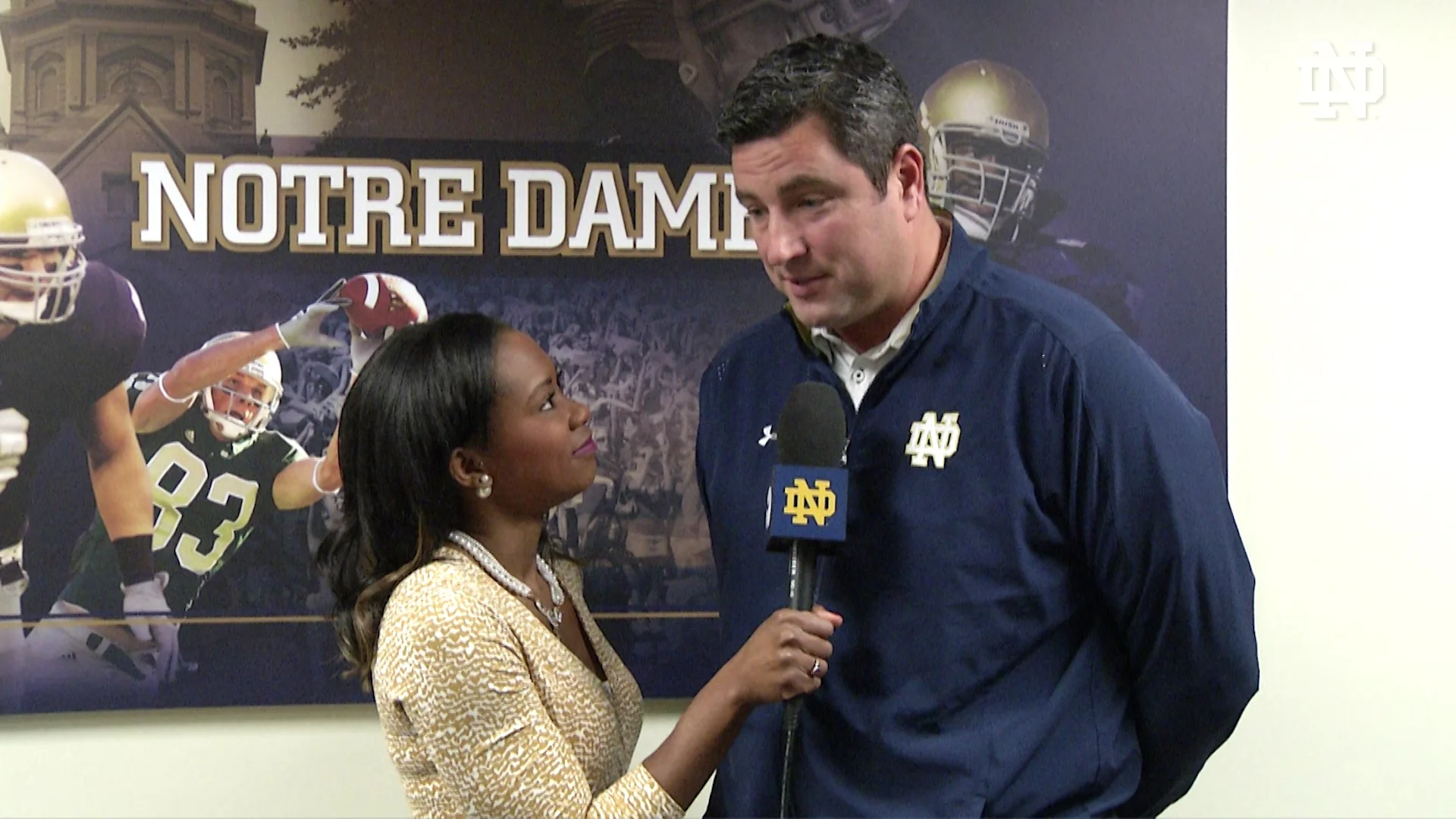Coach Elston | @NDFootball Signing Day (12.20.17)