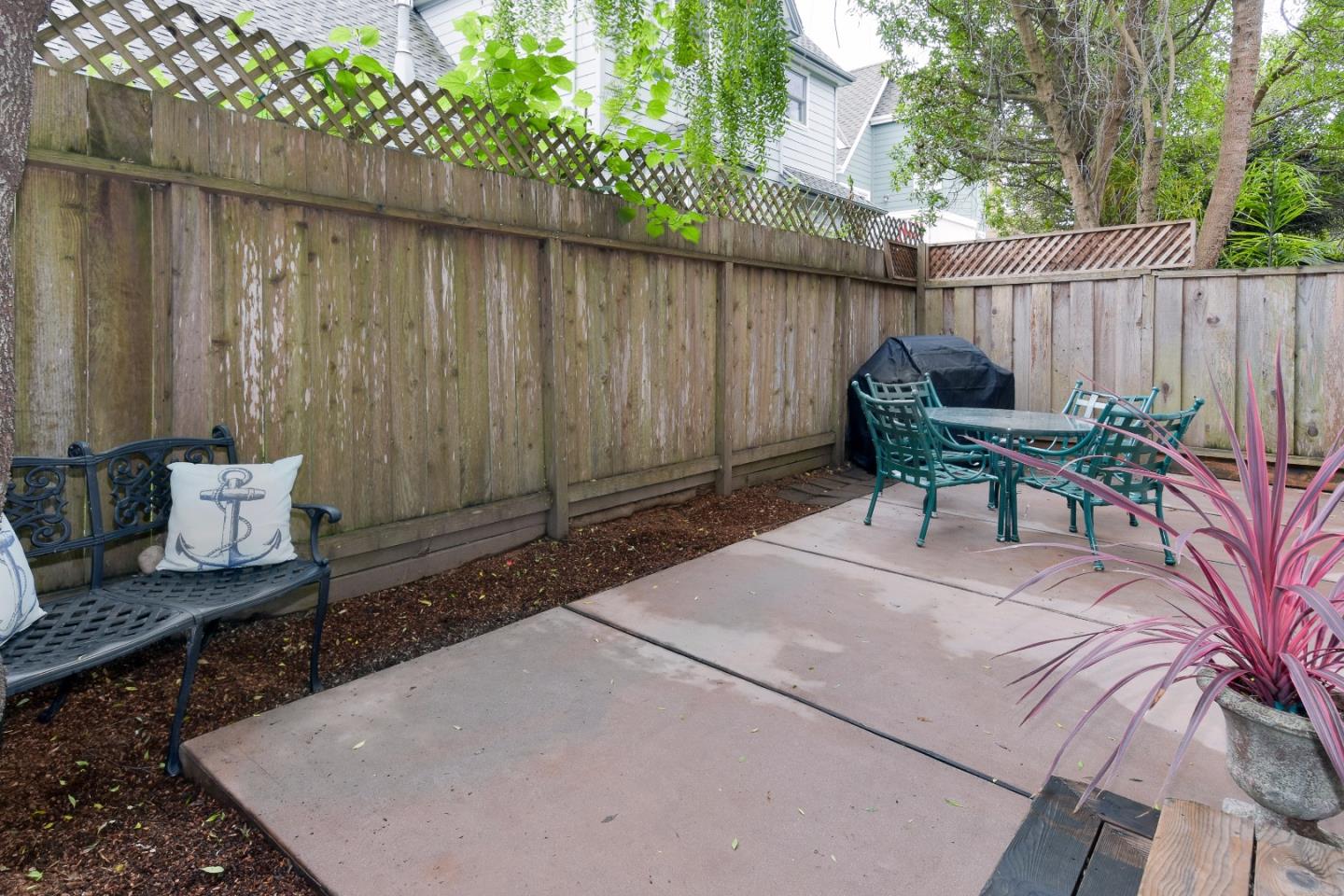 OLD:Outdoor patio in the back yard.