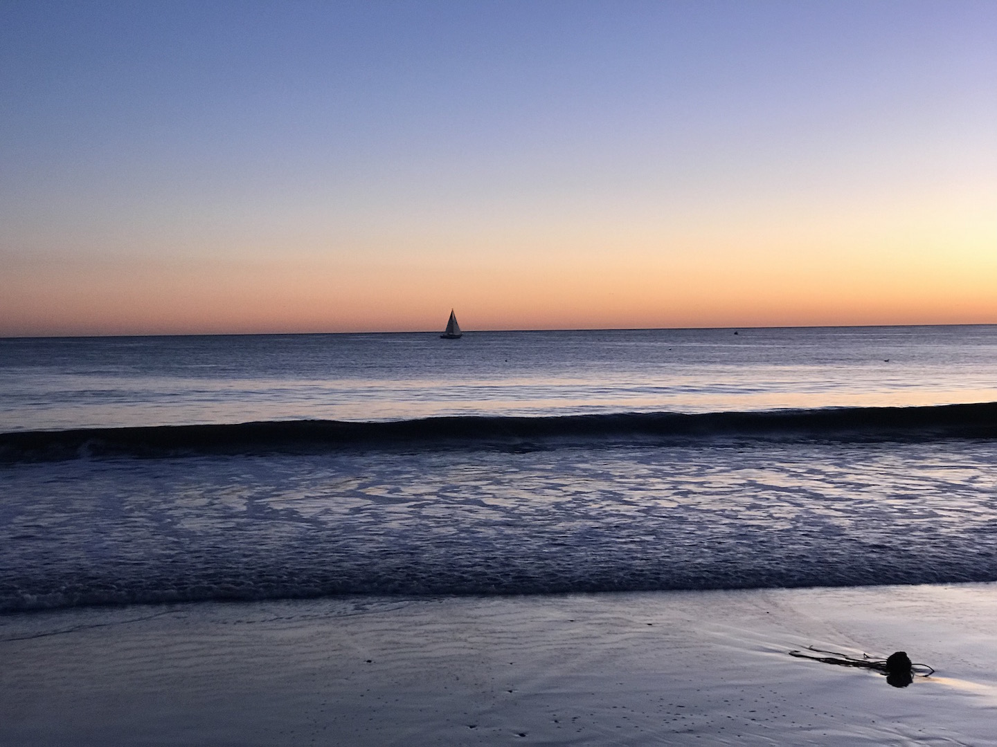 Another amazing sunset at Seabright Beach in Santa Cruz.