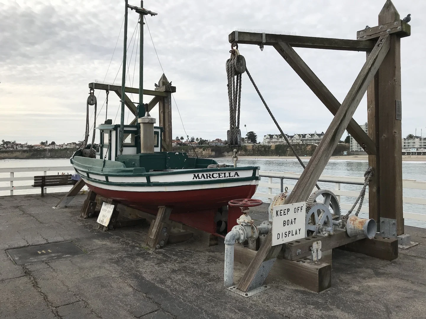 Santa Cruz Wharf boat display