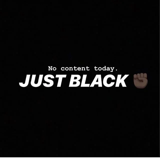 #blackouttuesday