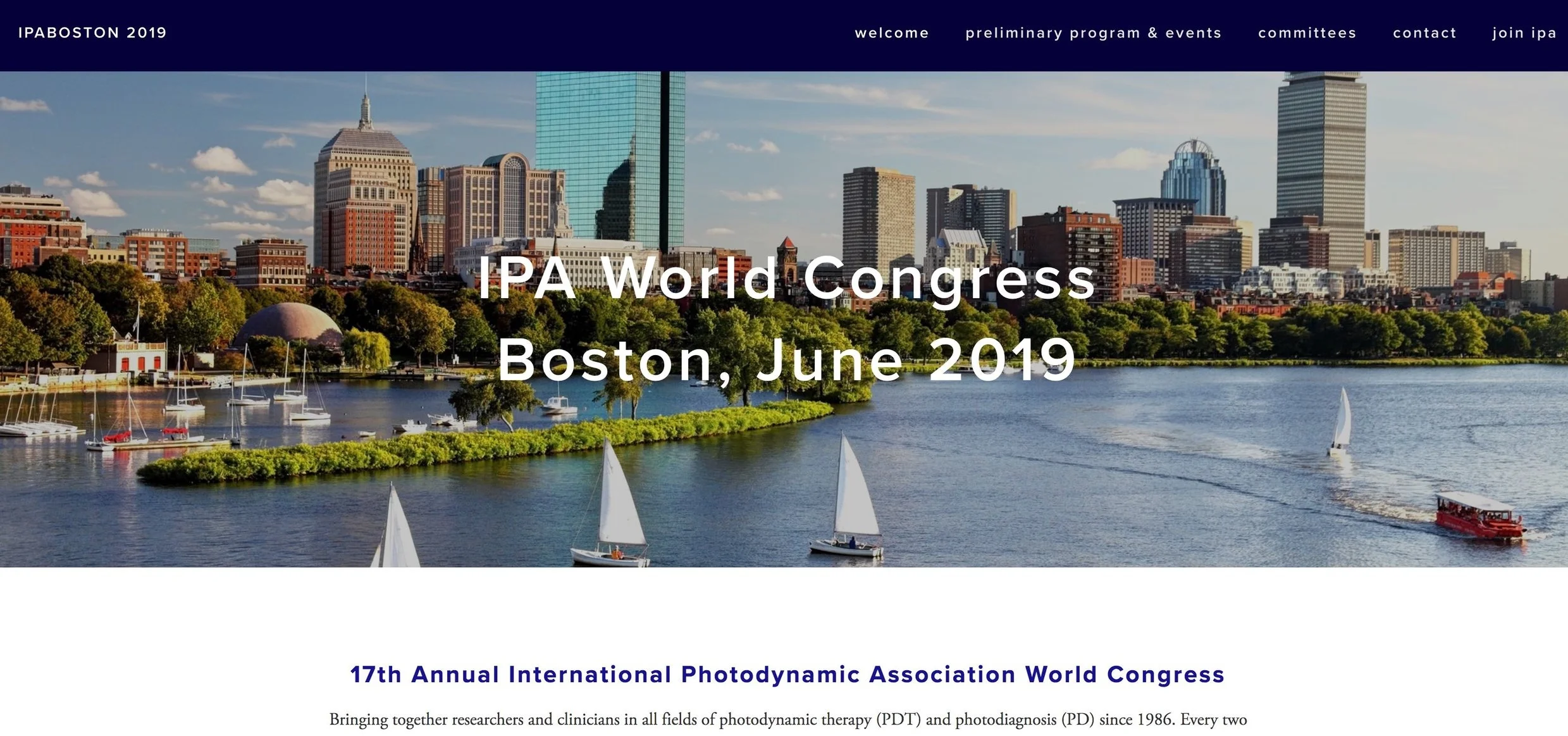 Ipa Conference IPA World Congress — International Photodynamic Association (IPA)