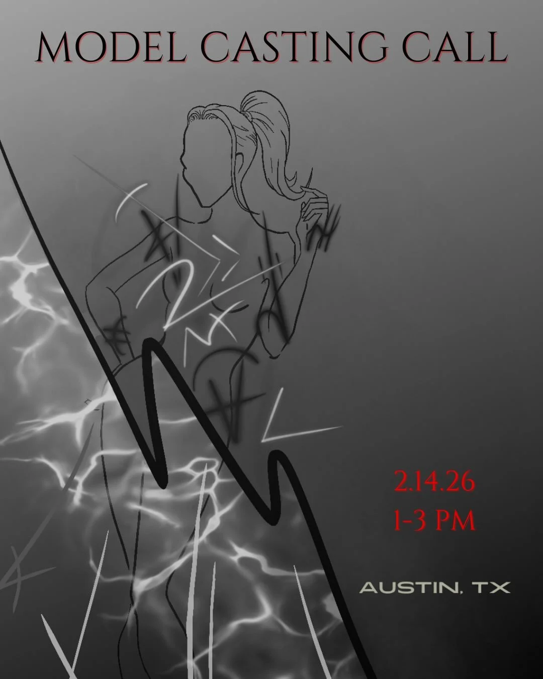 ❤️ CASTING CALL 🖤
Saturday, February 14 | 1-3pm

Red Nightfall Dance Theatre is seeking models for a world premiere production merging runway, dance, live music, projection, and spoken word.
We&rsquo;re looking for confident movers of all sizes, gen