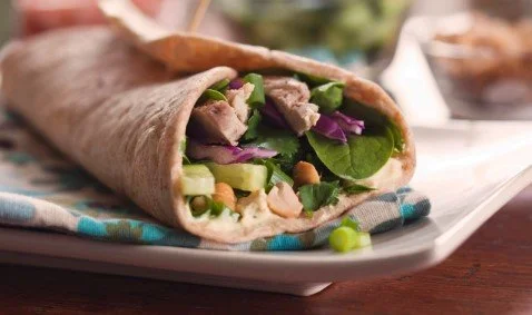 Wraps-to-Go with Hummus and Curry