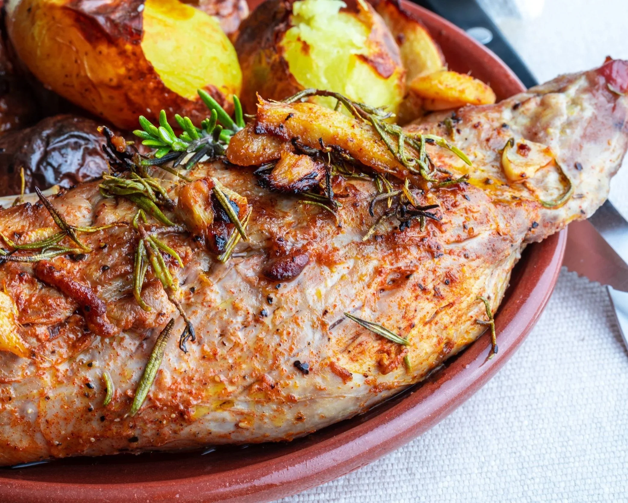 Roasted Turkey Tenderloin &amp; Italian Vegetables