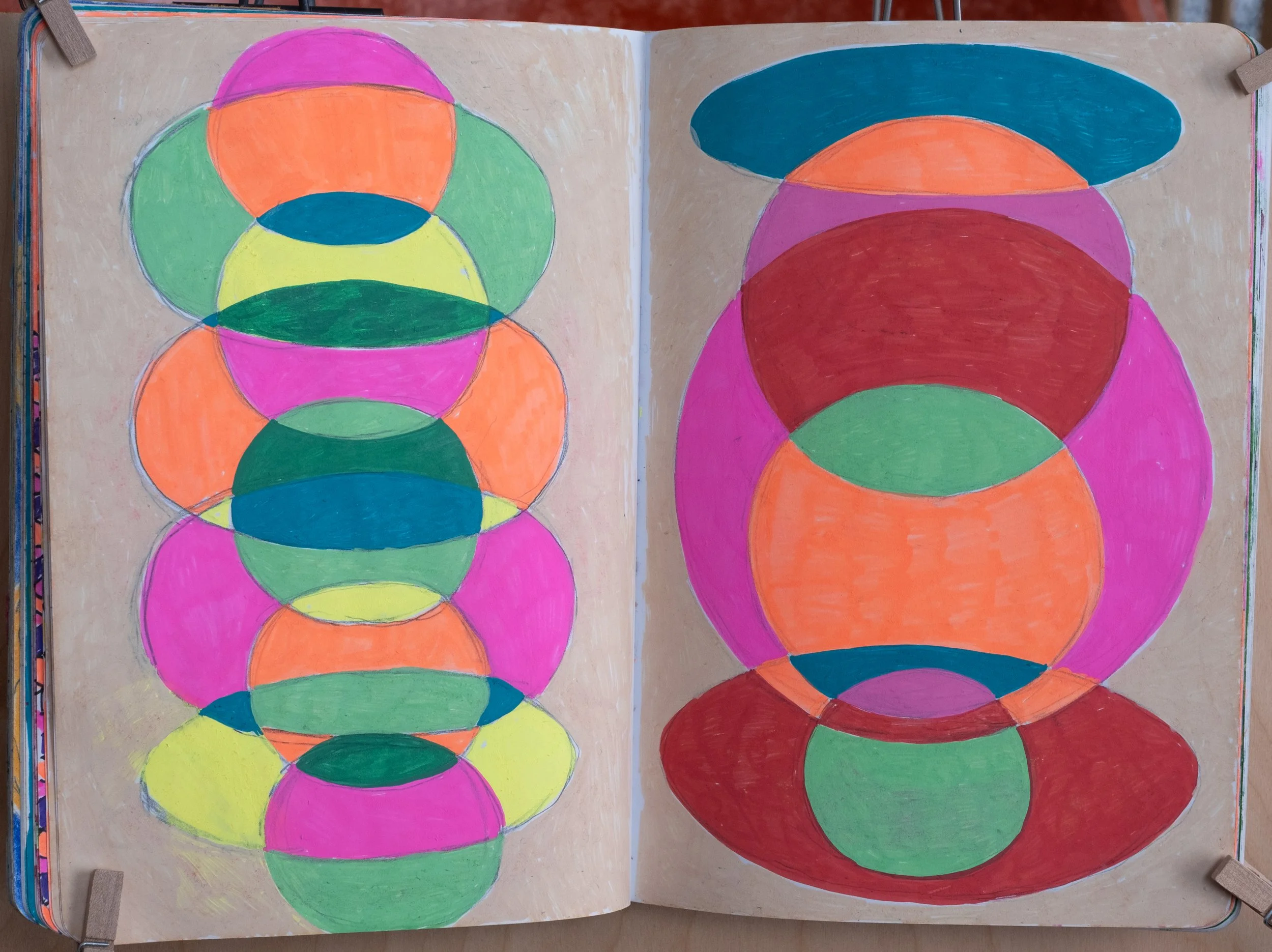   Daily Journal Entry #1,  2026 acrylic on paper 