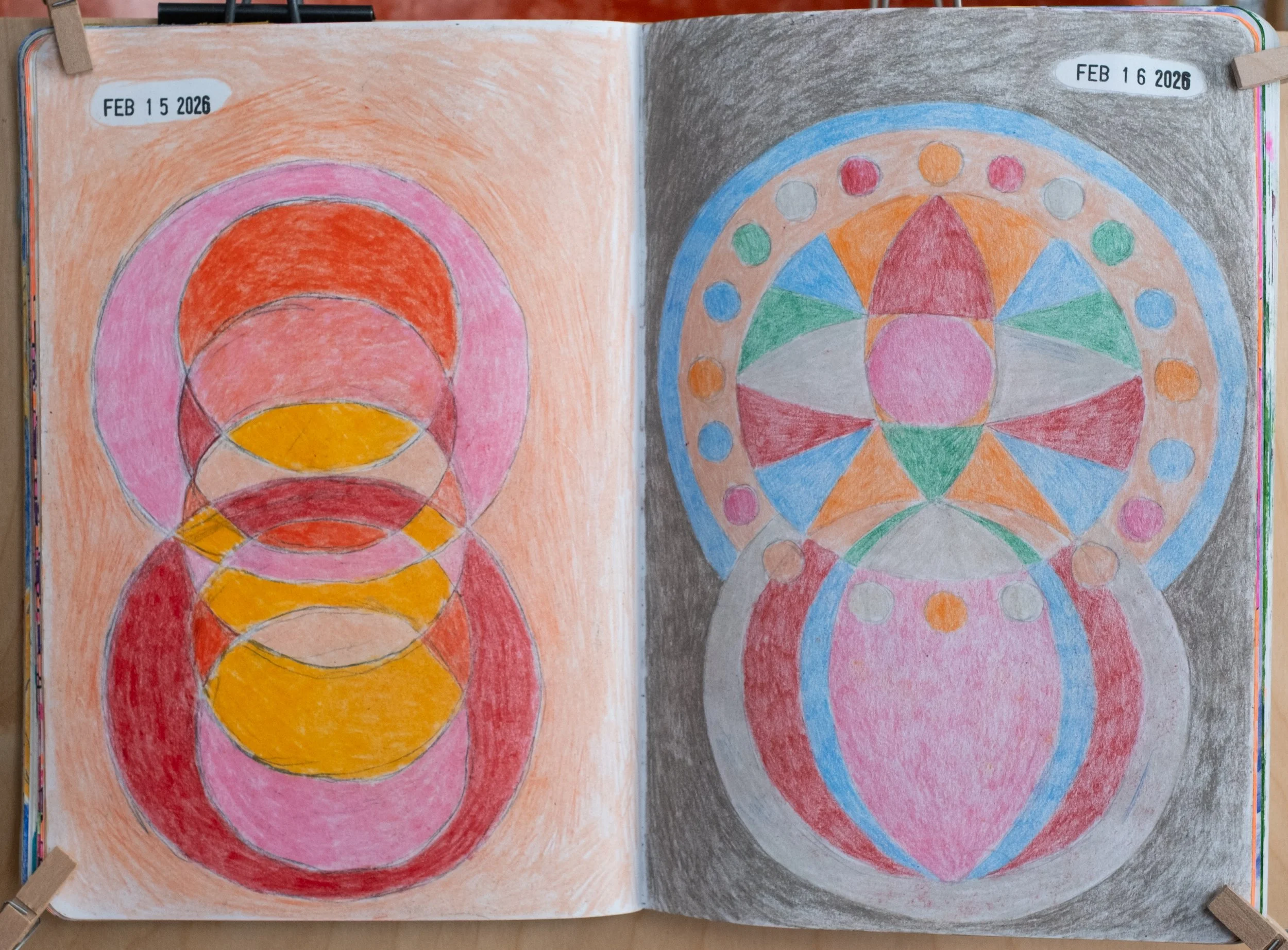   Daily Journal Entry #2,  2026 pencil on paper 