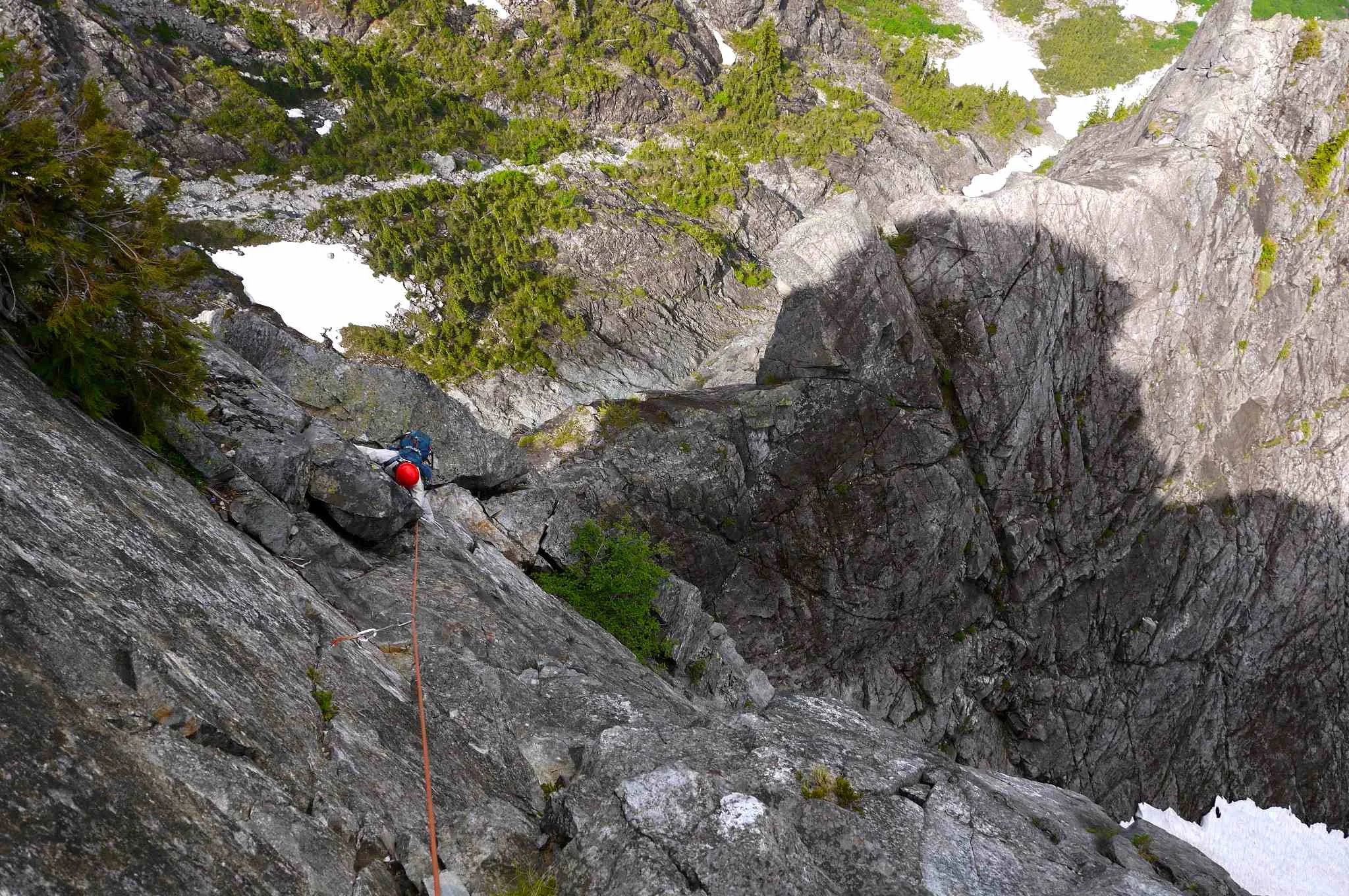 Widow Maker Arete 5.9 (alpine rock)