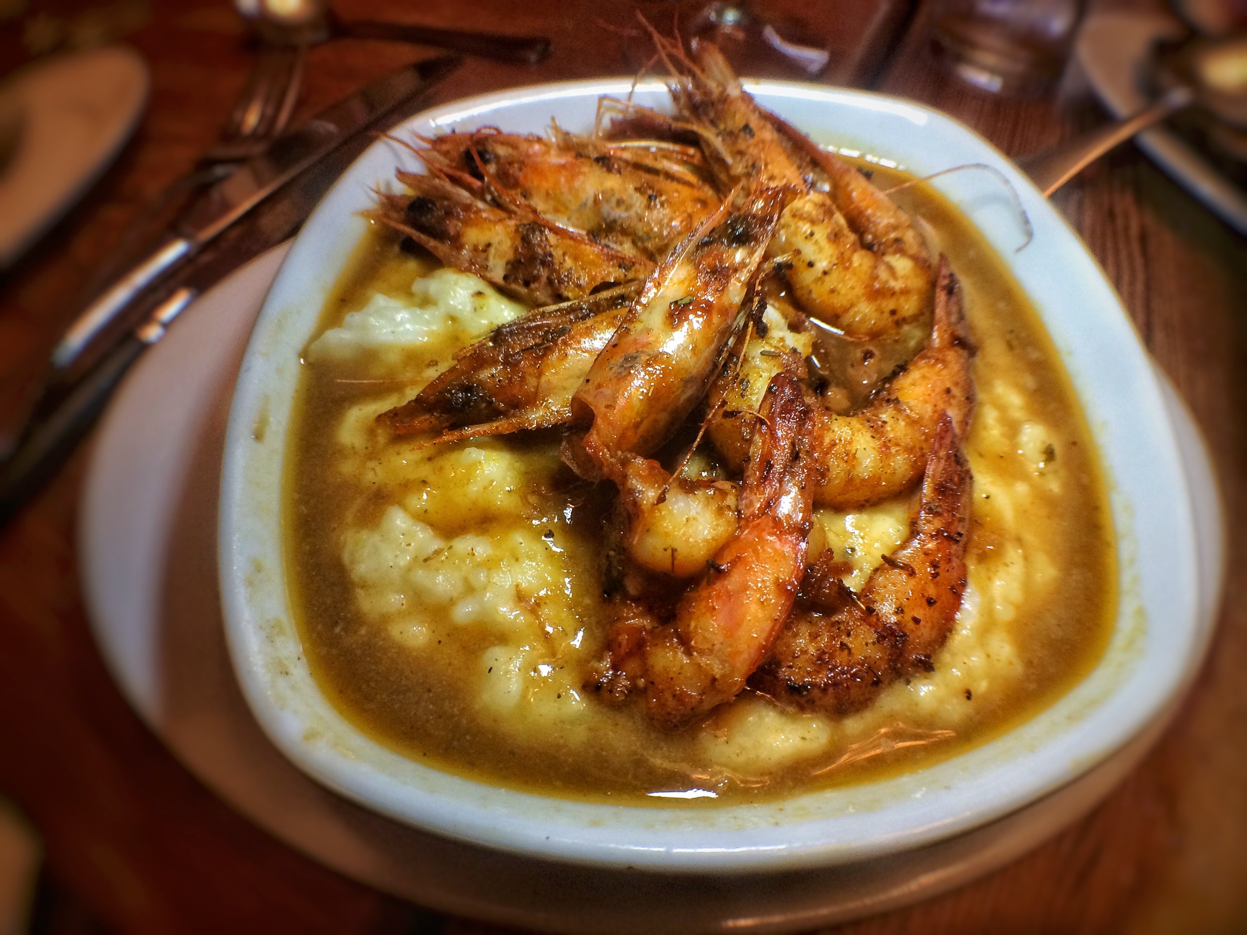  Grilled Shrimp And Stone Ground Grits 