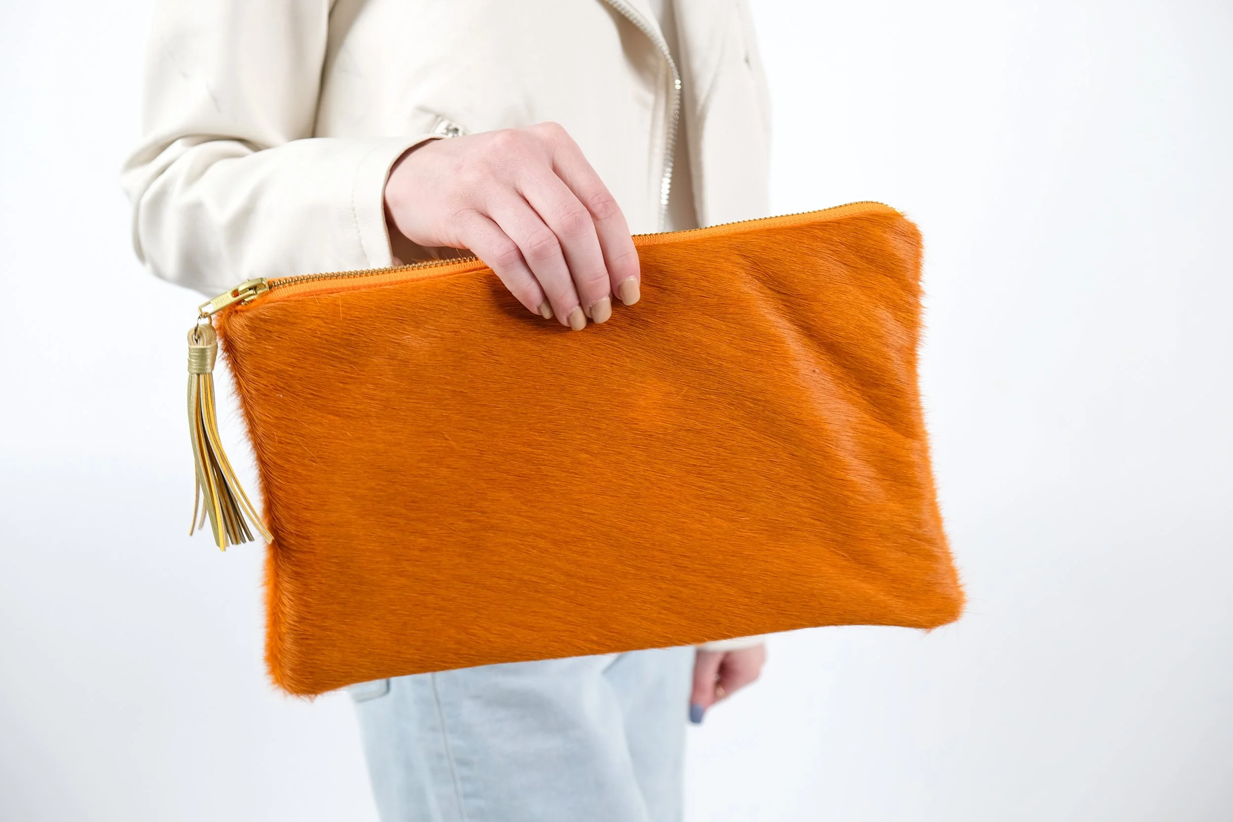 Orange Clutch — Parker & Hyde